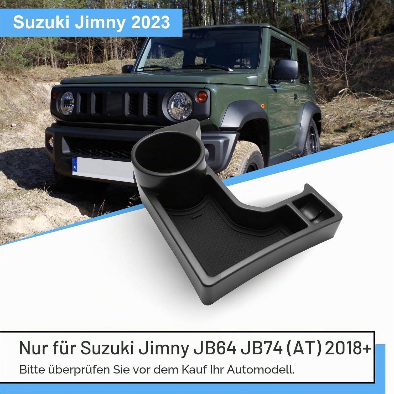 Mittelkonsolen-Organizer für Suzuki Jimny JB64 JB74 (AT) Schwarz