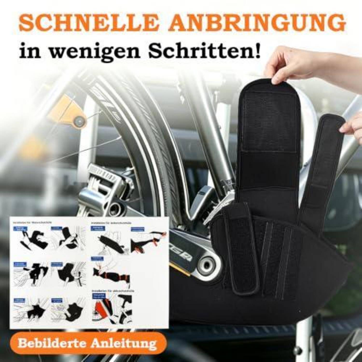 EBike Transportschutz Set 3-teilig Neopren für Motor, Akku, Lenker