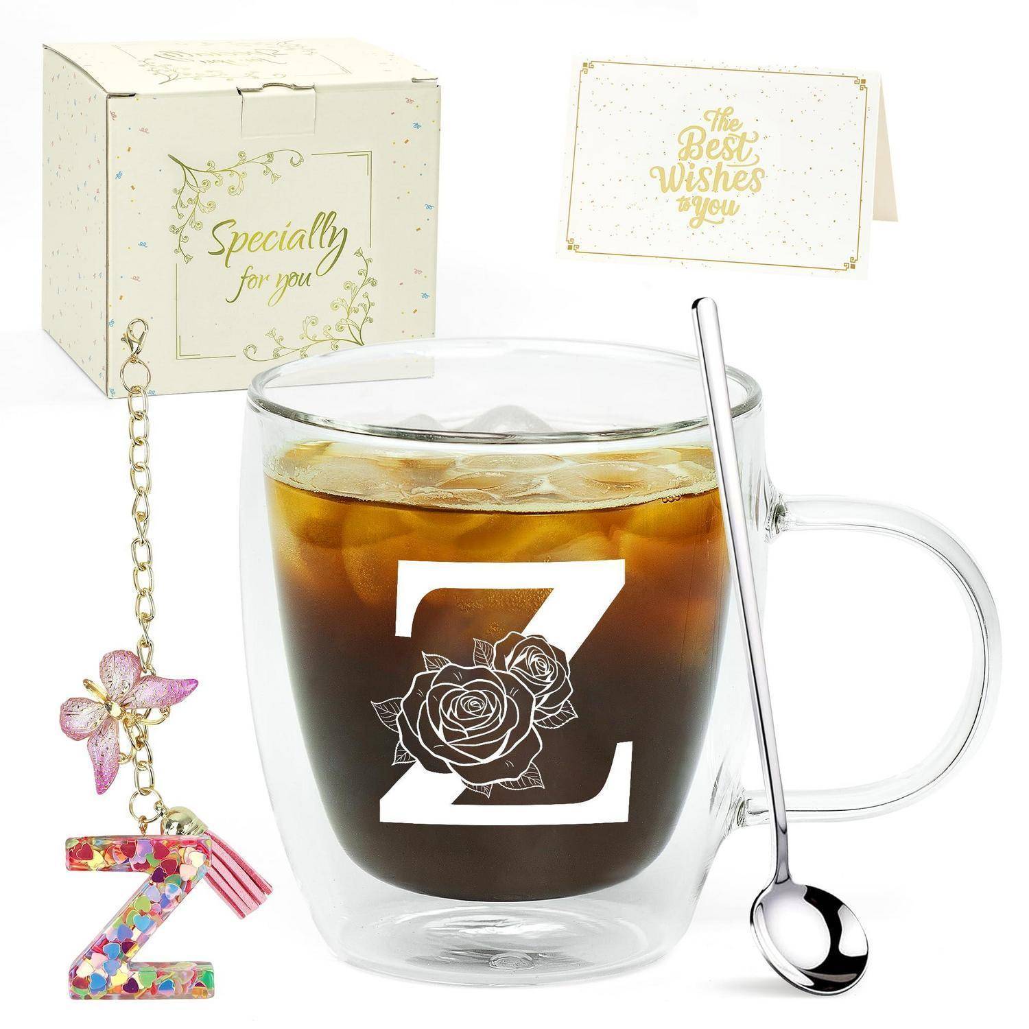 Geschenkset mit einer klaren Tasse Tee mit 
