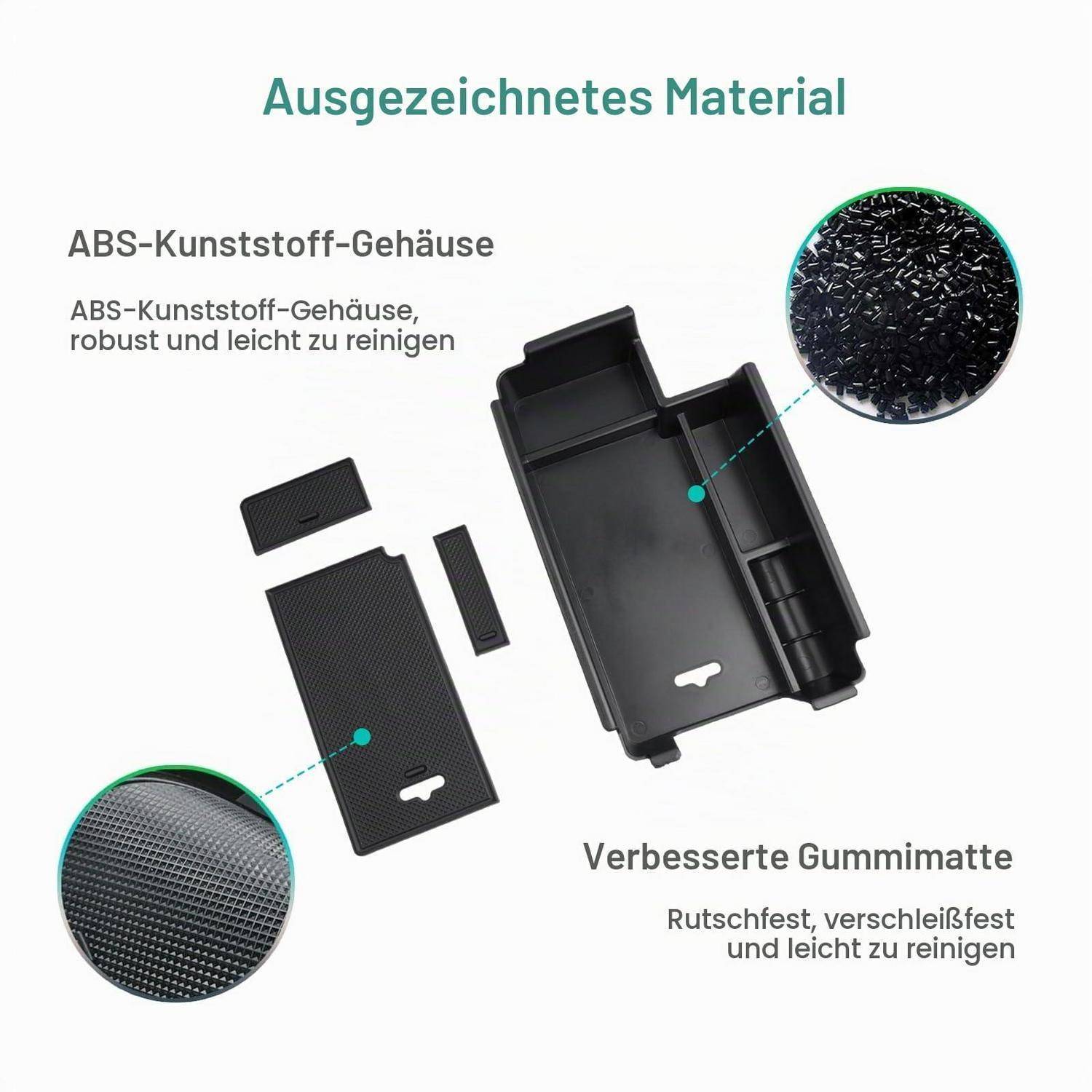 Mittelkonsolen-Organizer für Audi A4 B9 A5 F5 2017-2025