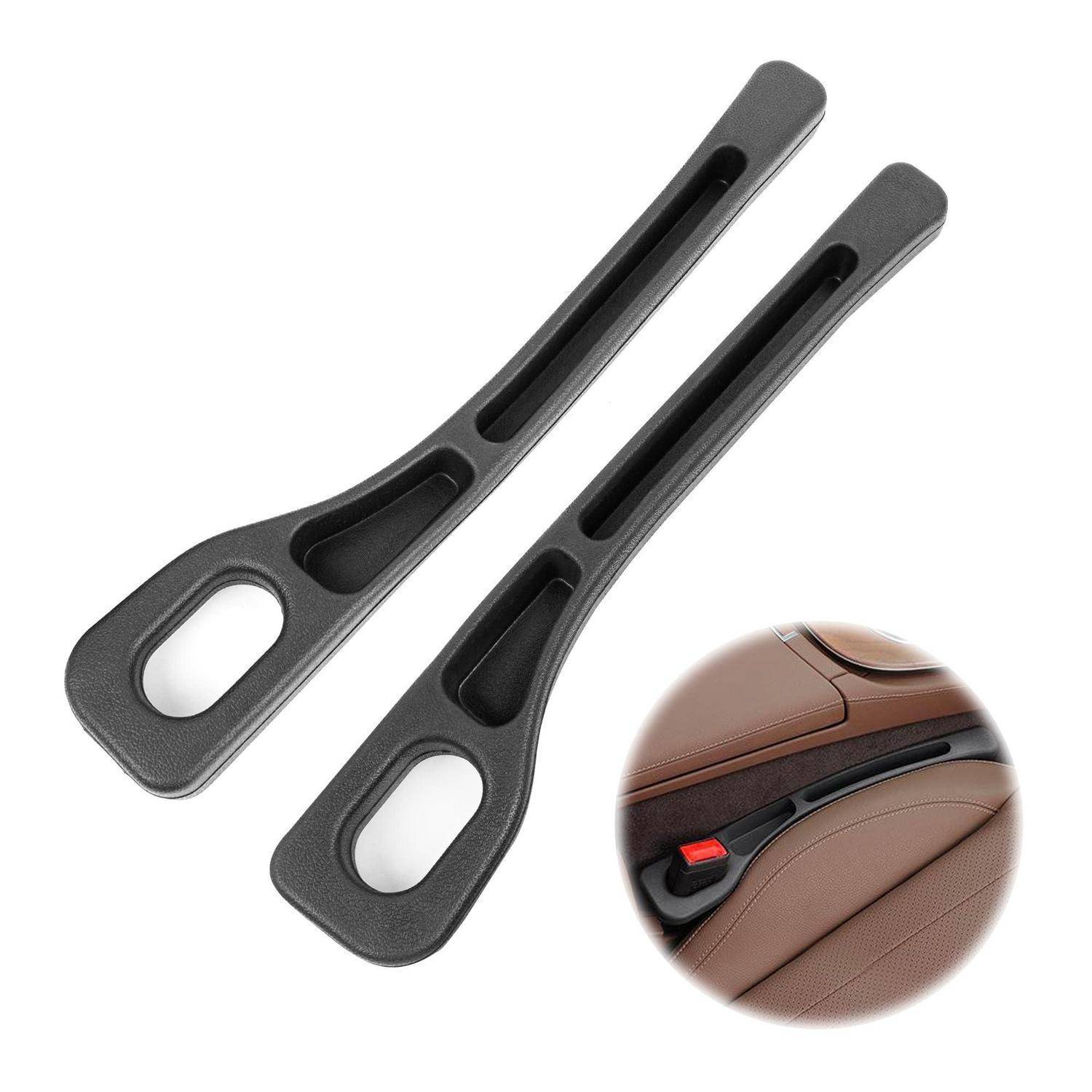 Autositz Lückenfüller Organizer 2 Stück Schwarz Universal