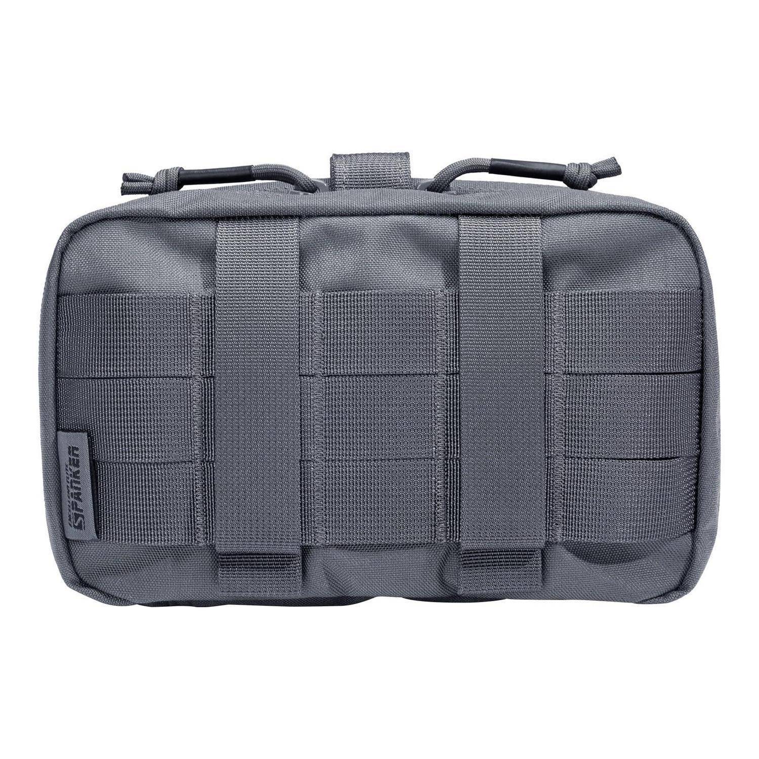EXCELLENT ELITE SPANKER IFAK Tasche Molle Pouch Grau 500D Cordura YKK Reißverschluss