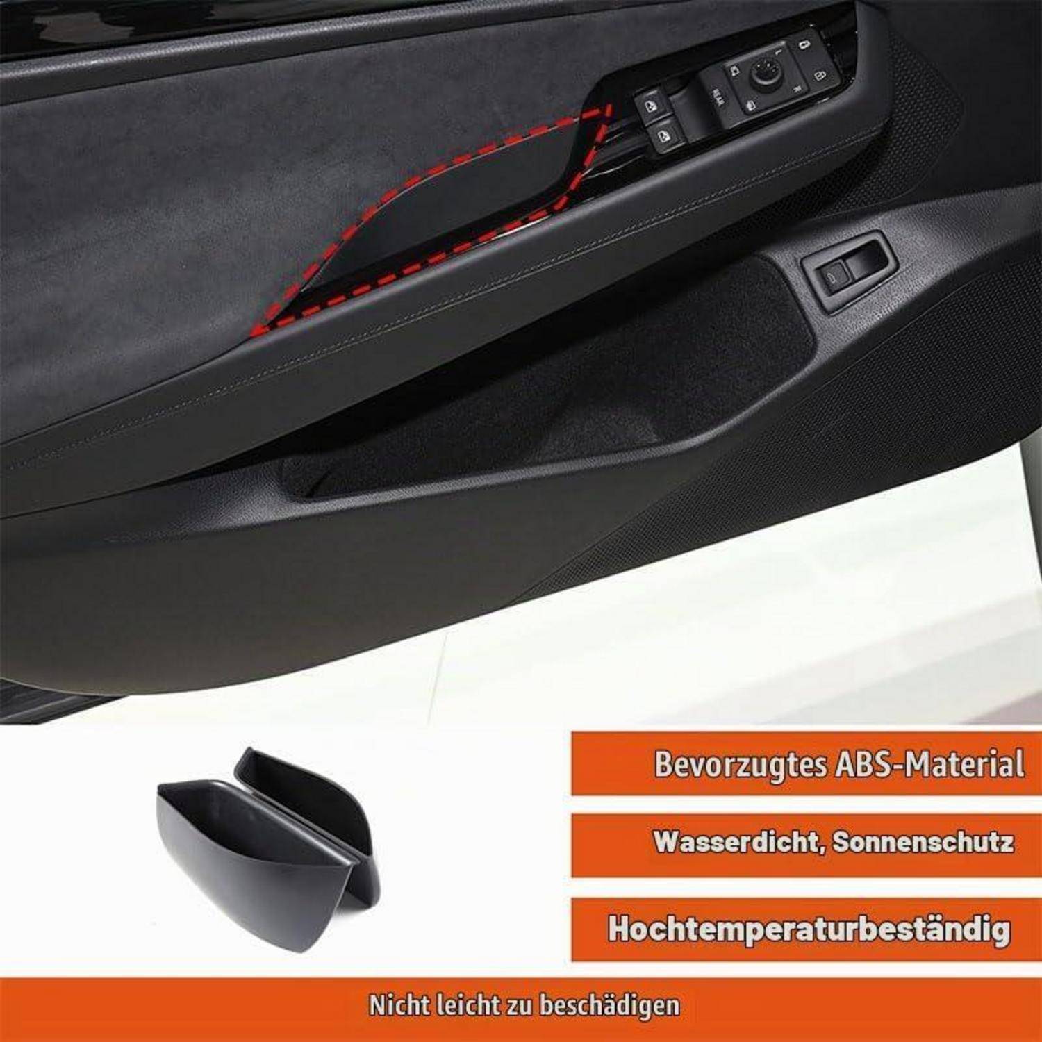 Aufbewahrungsbox Türgriff für VW ID.7 2 Stück Organizer Innenraum