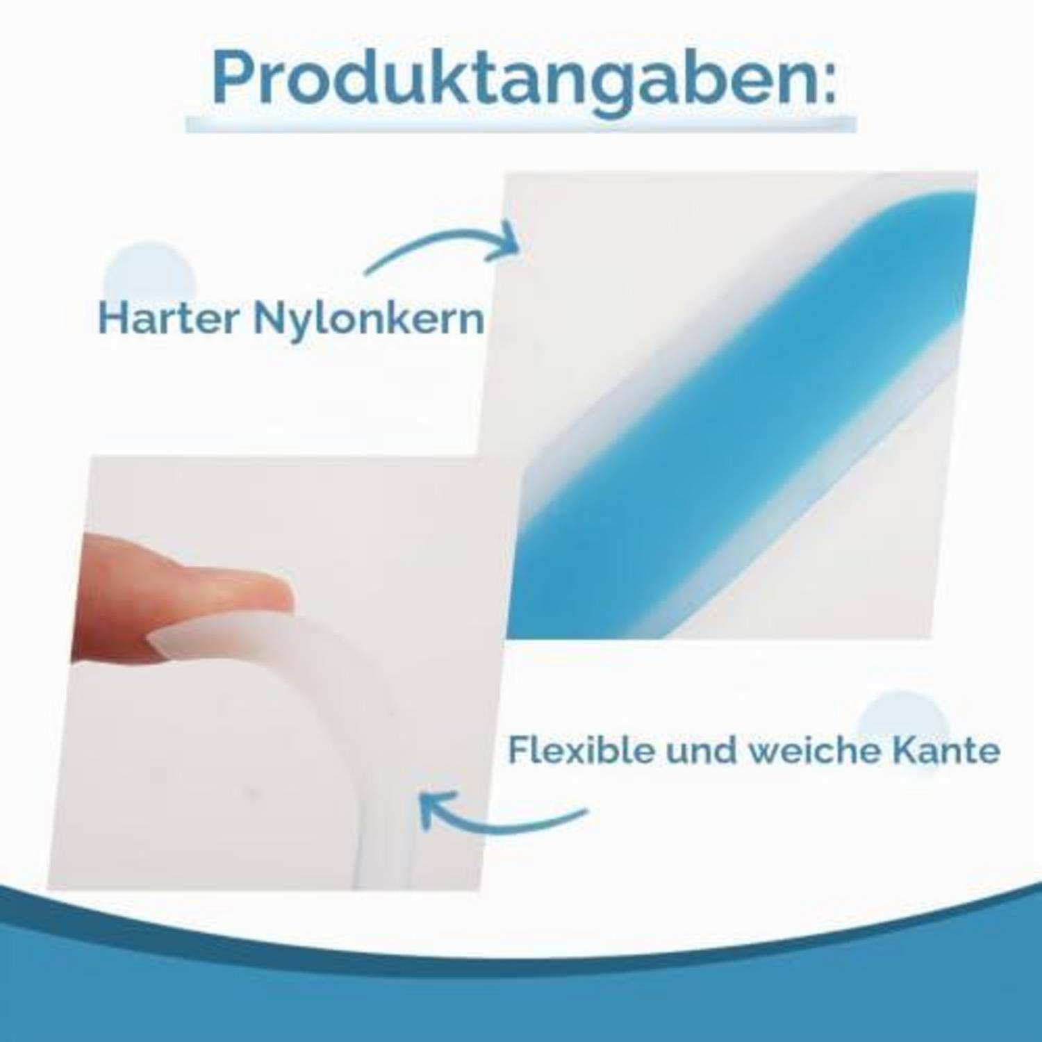 2x Silikon Spatel Hitzebeständig BPA-Frei 27/21cm