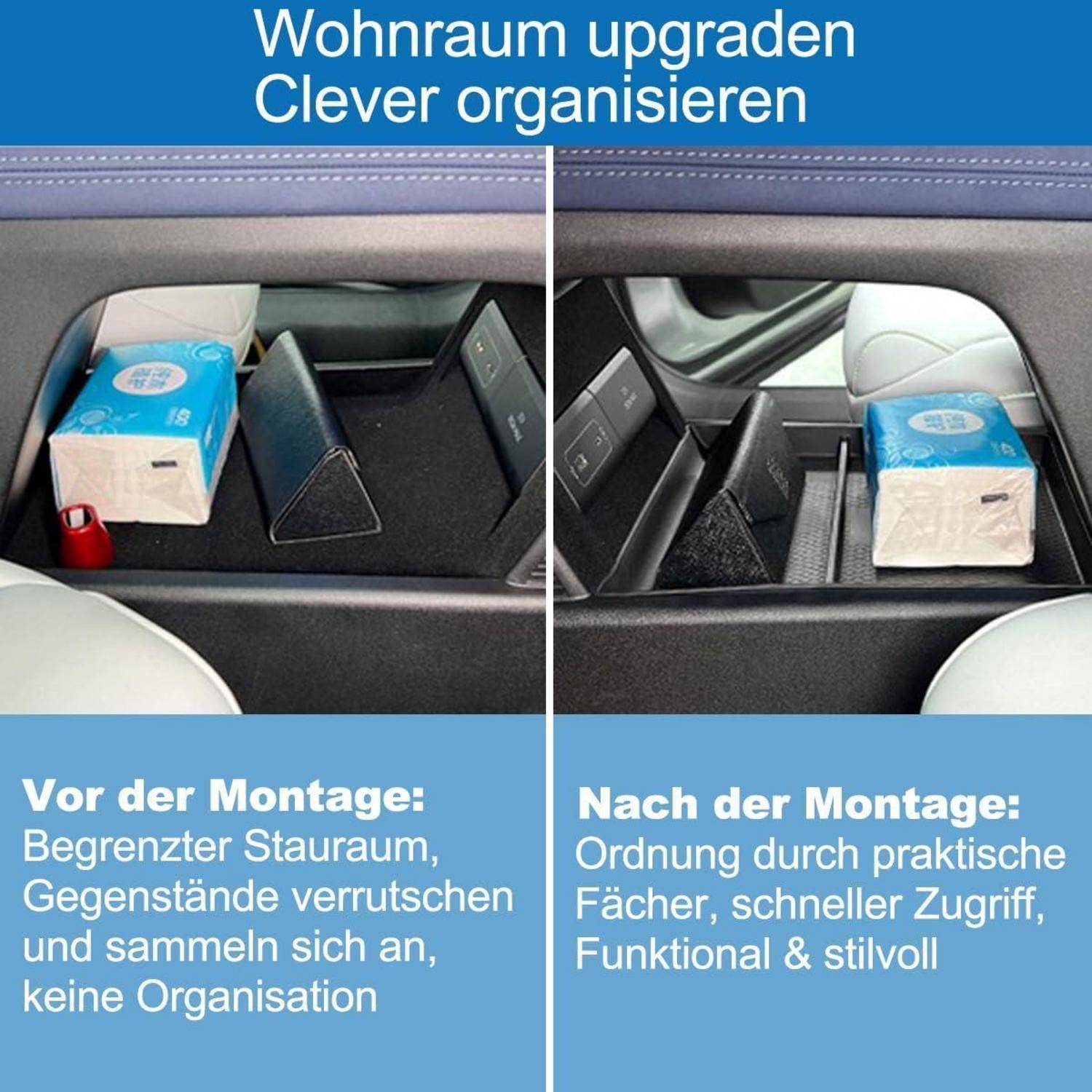 Aufbewahrungsbox Mittelkonsole Xpeng G6 2023-2025 TPE Organizer