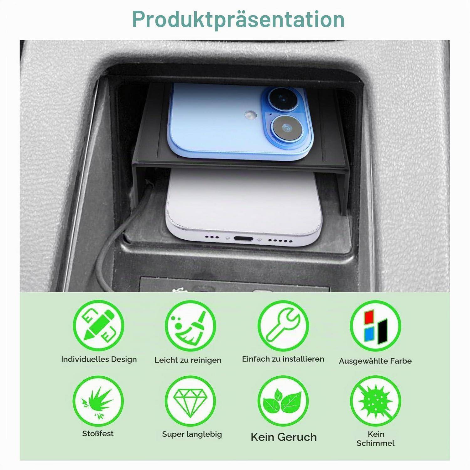 Mittelkonsolen Organizer für VW ID.4 ID.5 GTX Pro 2021-2026