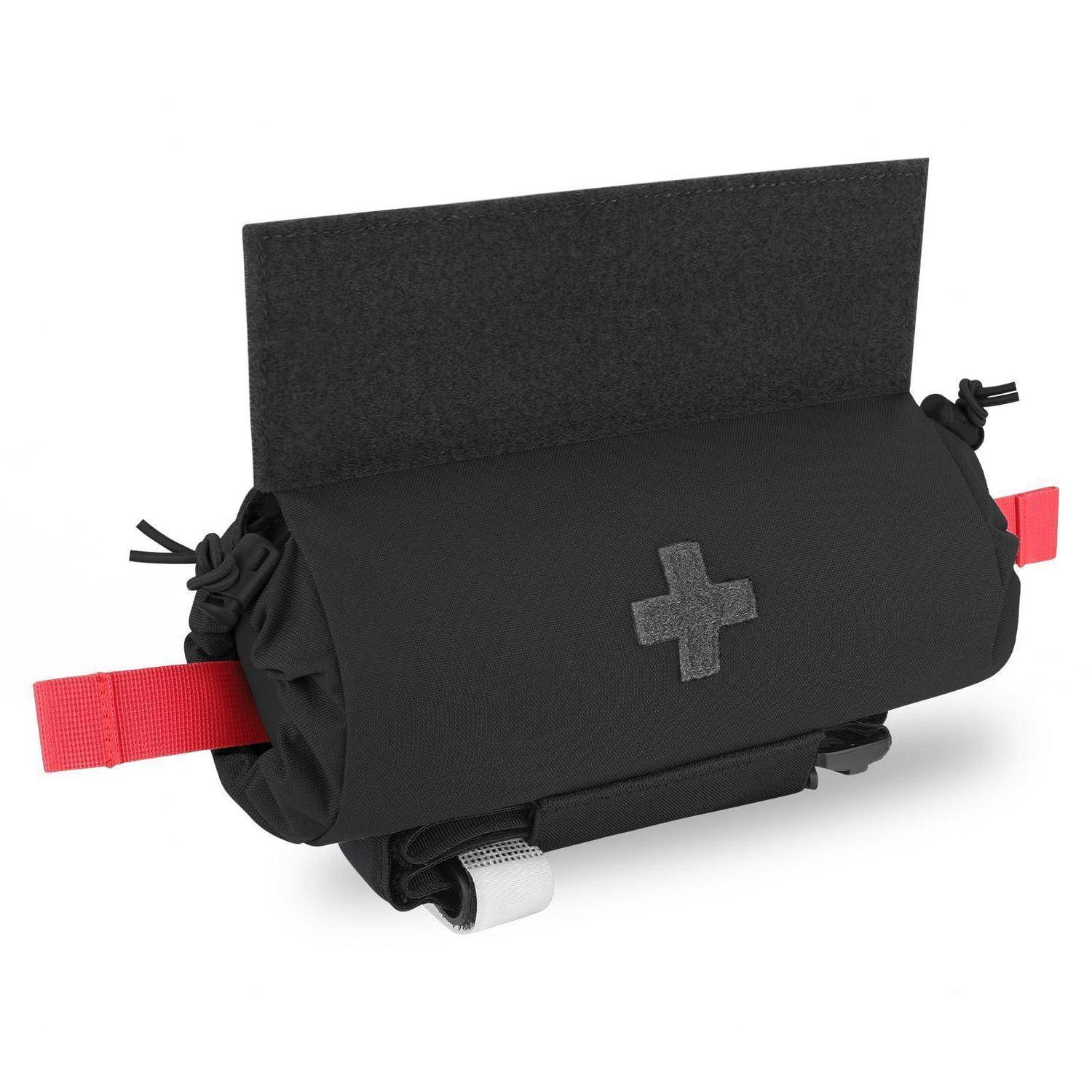 PETAC GEAR Taktische Erste-Hilfe-Abwurftasche 500D Nylon Schwarz