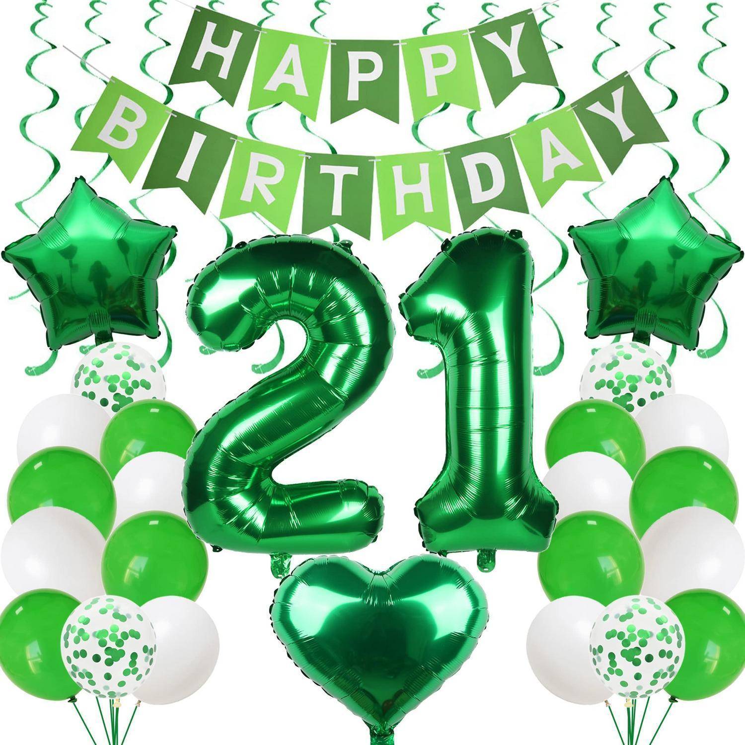 Grünes „Alles Gute zum Geburtstag