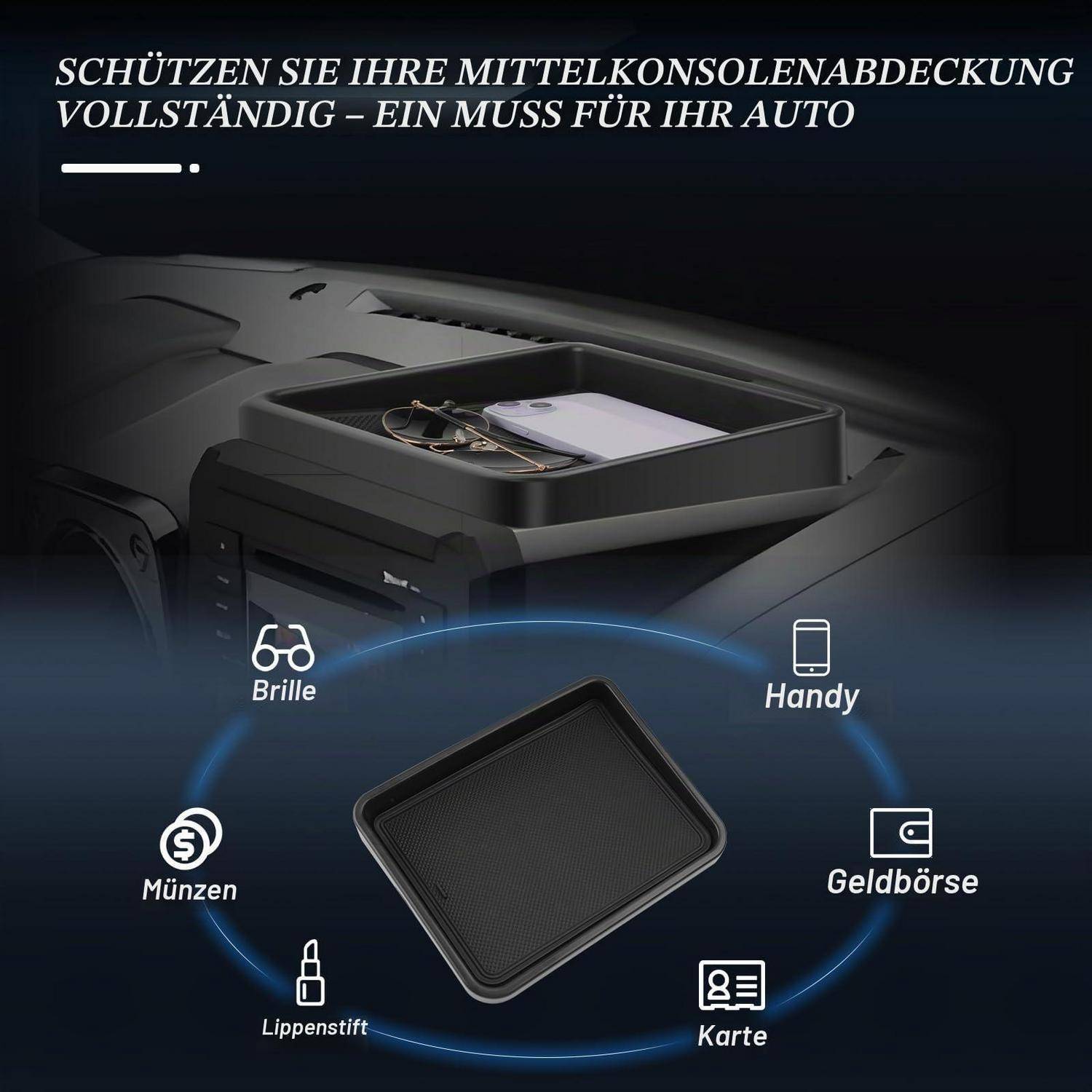 Aufbewahrungsbox Mittelkonsole für Suzuki Jimny JB64 JB74 2018-2024 ABS Kunststoff