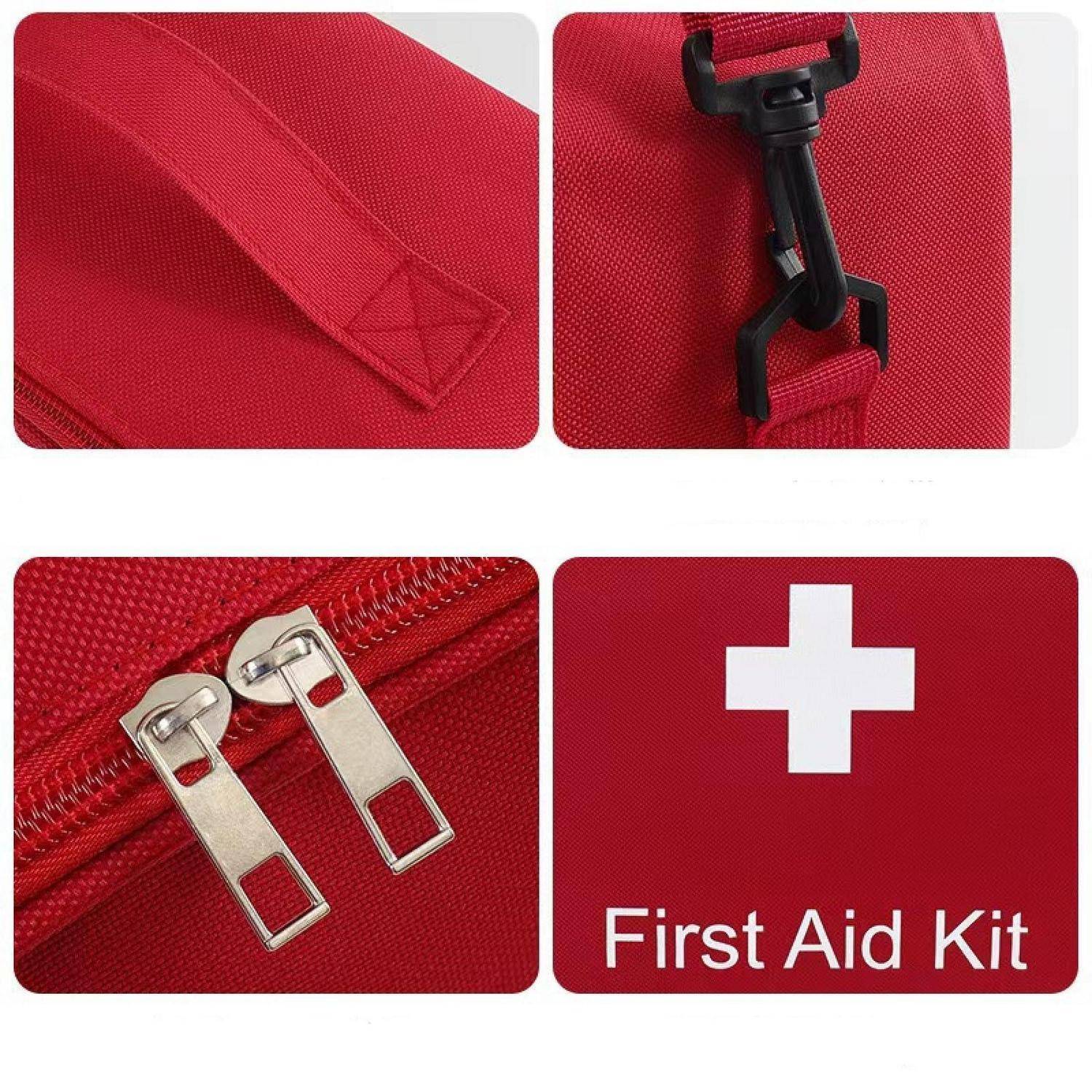 Erste Hilfe Tasche leer, wasserdicht, 25x21x11cm, mit Schulterriemen