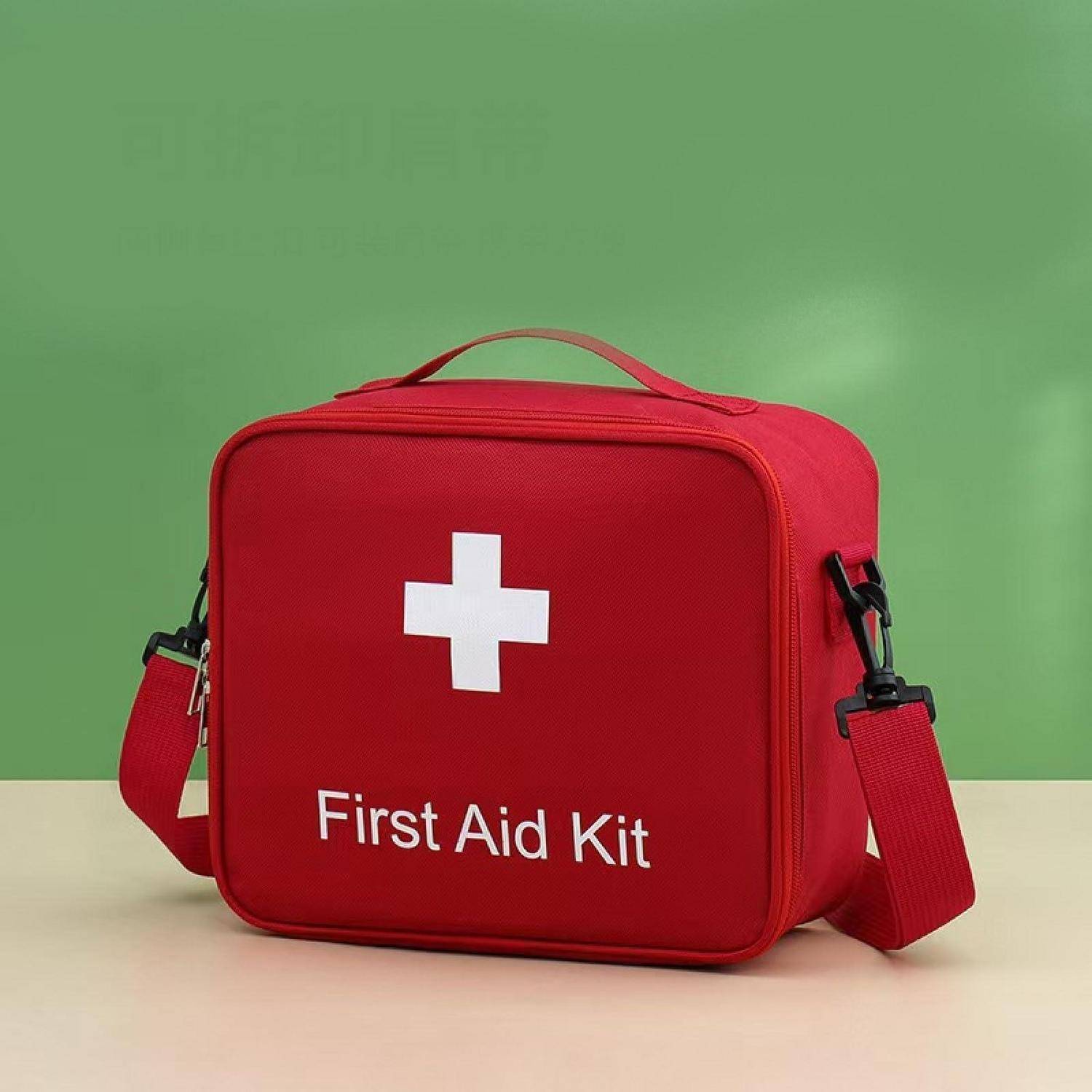 Erste Hilfe Tasche leer, wasserdicht, 25x21x11cm, mit Schulterriemen