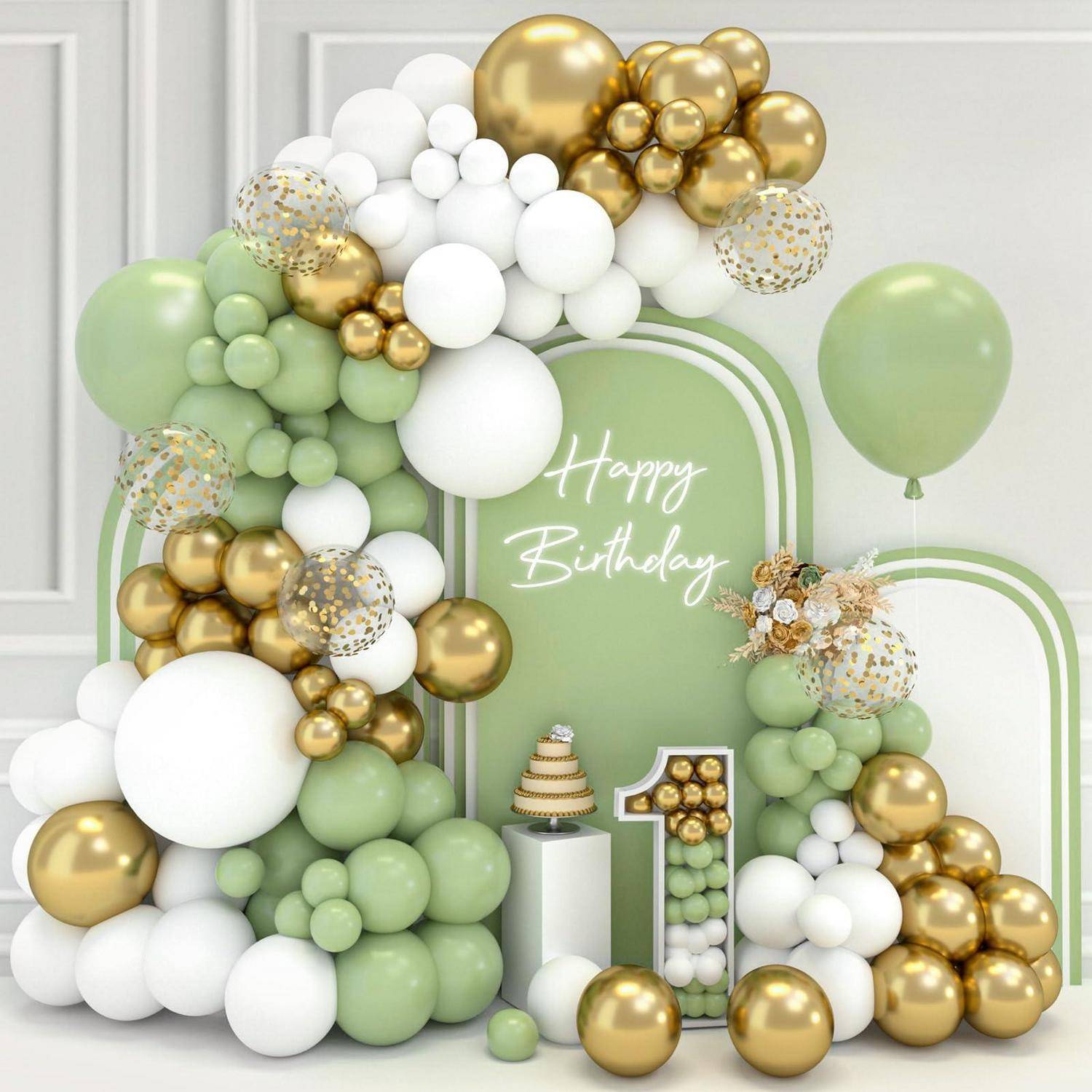 Geburtstagsparty-Hintergrund mit „Happy Birthday