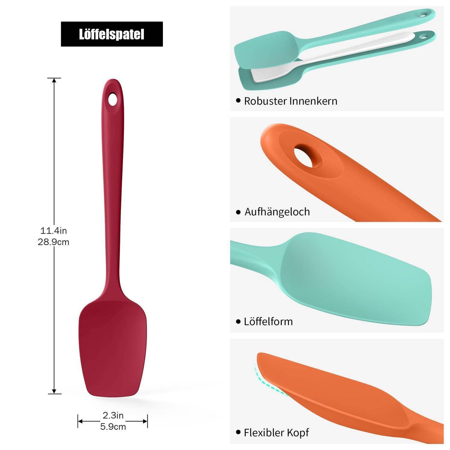 Produktdiagramm eines „Löffelspatel