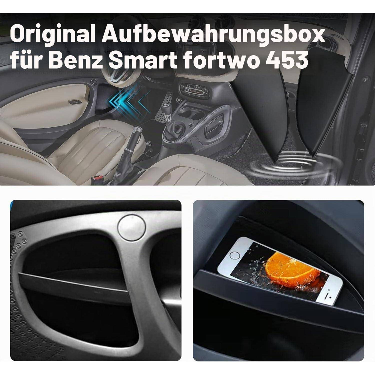 Türgriff Aufbewahrungsbox für Smart forfour/fortwo C453 W453 (2 Stück)