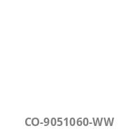 Weißes Etikett mit dem Code „CO-9051060-WW