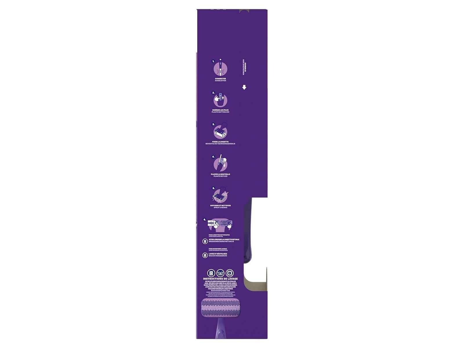 Swiffer WetJet Starter-Set für alle Bodenarten Wischer Lösung Reinigungstüchern
