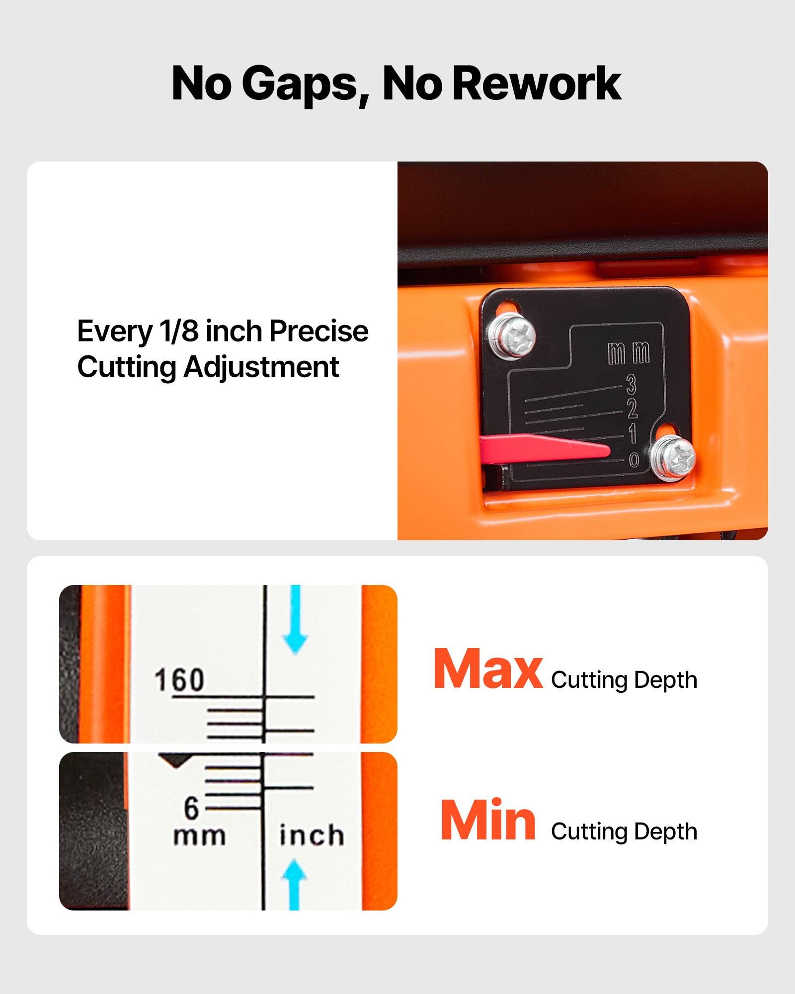 Produktgrafik zeigt präzise Schnittanpassungen mit 