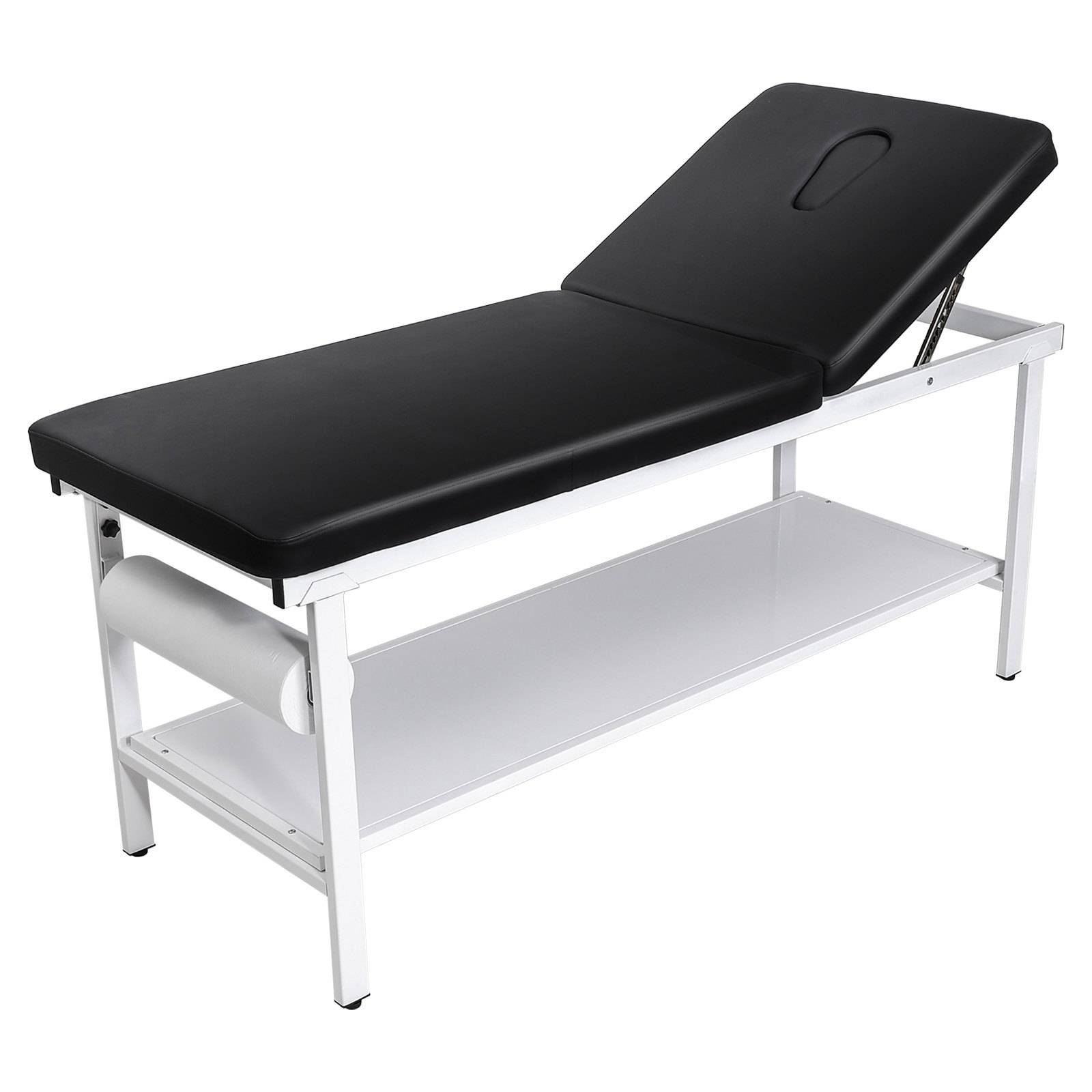 VEVOR Untersuchungsliege, 227 kg, Ruheliege 1855x705x815 mm, Krankenliege mit verstellbarer Rückenlehne (0°–40°) & Papierrollenhalter, Praxislieg