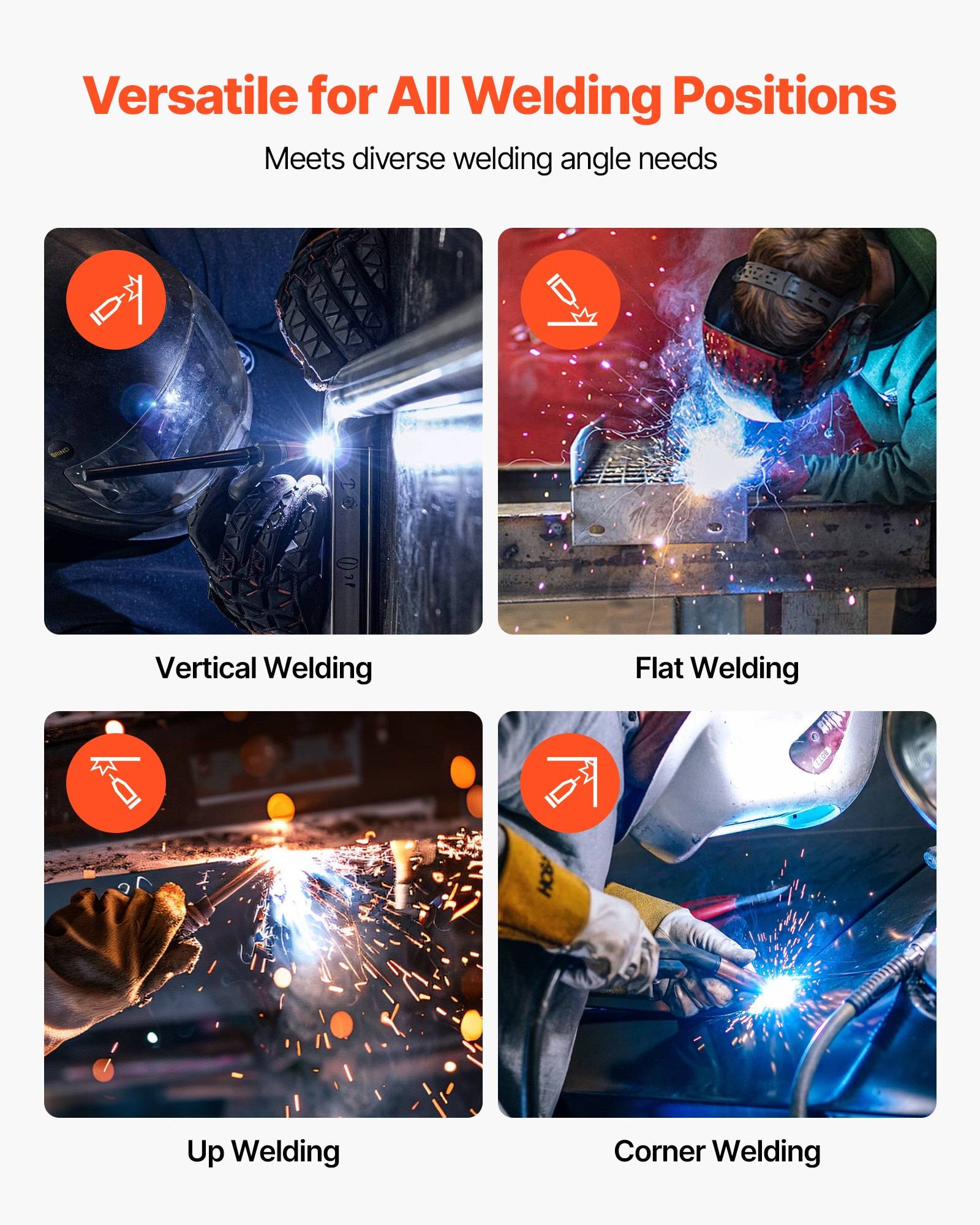 VEVOR Fülldraht 0,8 mm, MIG Schweißdraht E71T-11, 0,9 kg Gaslose Drahtrolle für Baustahl mit Geringer Spritzerbildung für Alle Schweißpositionen,