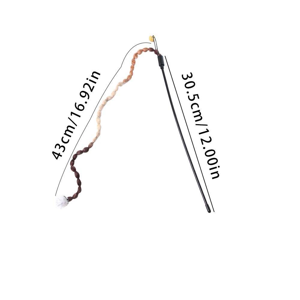 Haarverlängerung auf einem schwarzen Werkzeug, gezeigt mit den Maßen 43 cm/16,92 Zoll und 30,5 cm/12,00 Zoll.