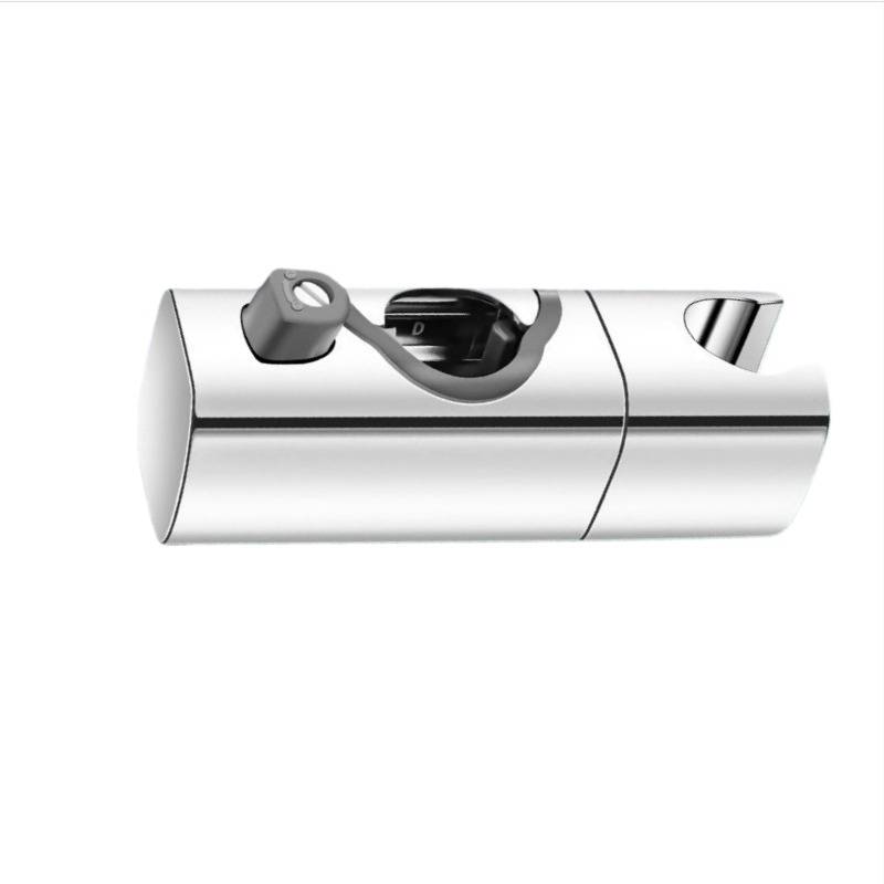 Chrome-Zylinderlibelle mit verstellbarem Röhrchen und Kalibrierungsschraube.