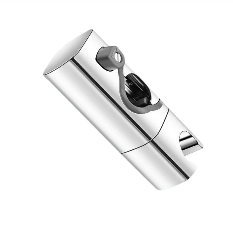 Chrome-Metallweinflaschenöffner mit Hebel und Korkenzieher-Mechanismus, isoliert auf weißem Hintergrund dargestellt.