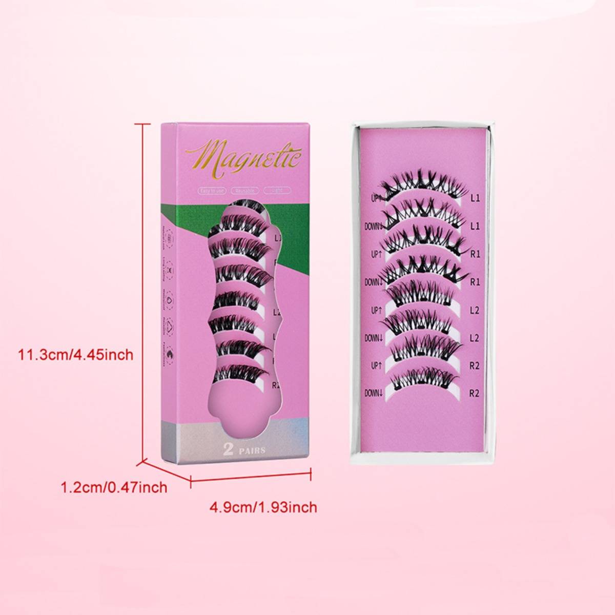 Produktbild einer rosa „Magnete
