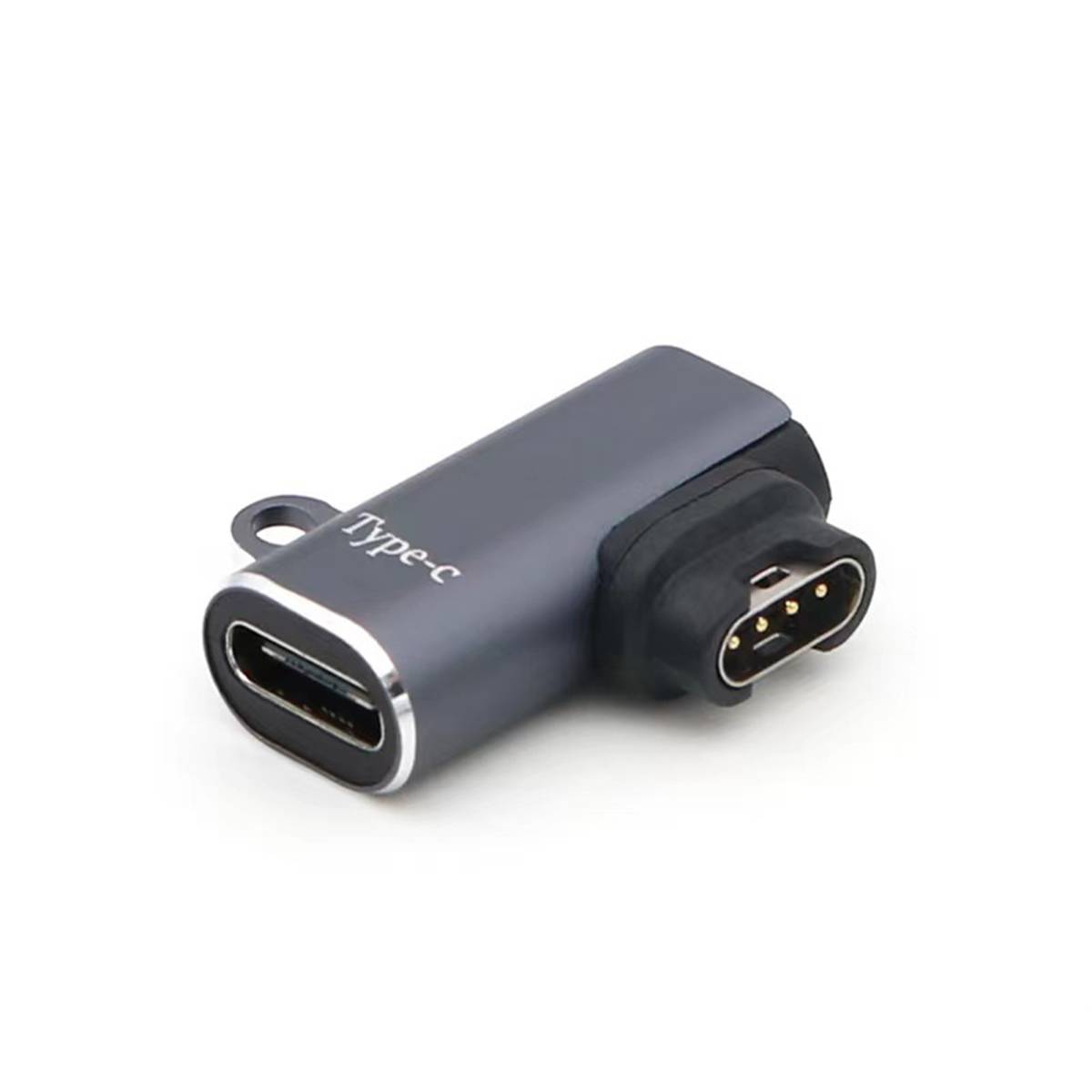 Rechtwinkliger USB-C-Adapter mit „Type-C