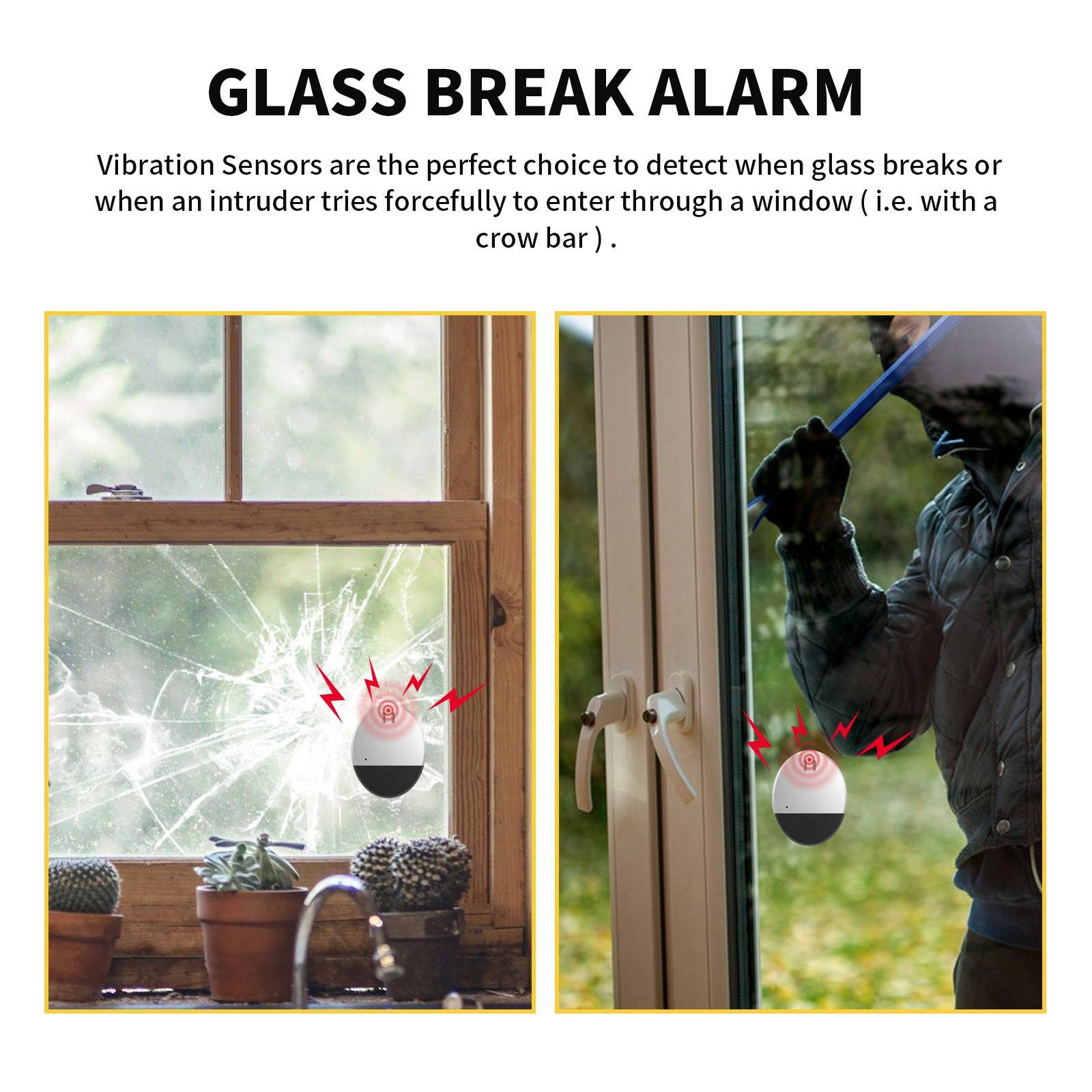 Infografik mit dem Titel „GLASBRUCHALARM