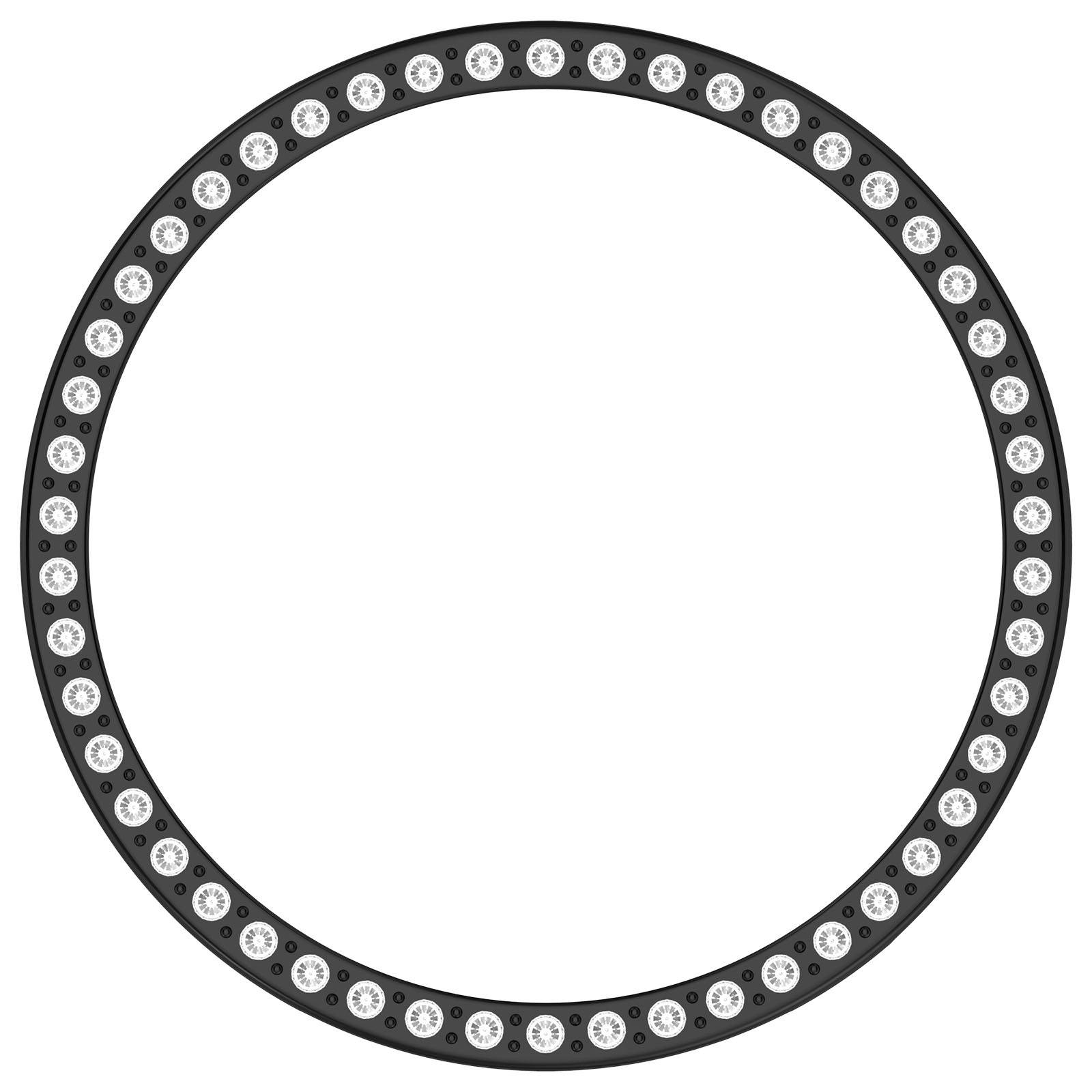 Kegelrollenlager mit gleichmäßig beabstandeten Rollen um die innere Kante, dargestellt auf einfachem weißem Hintergrund.