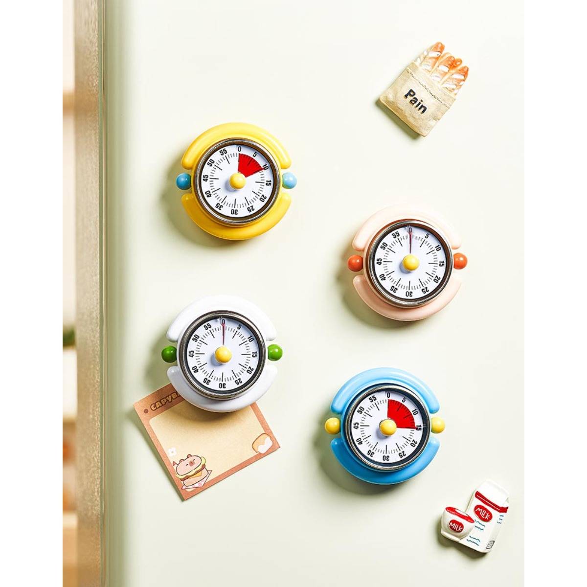 Mechanischer Küchentimer – lauter 60-Minuten-Aufzieh-Timer mit präzisem Sichtzifferblatt Blue