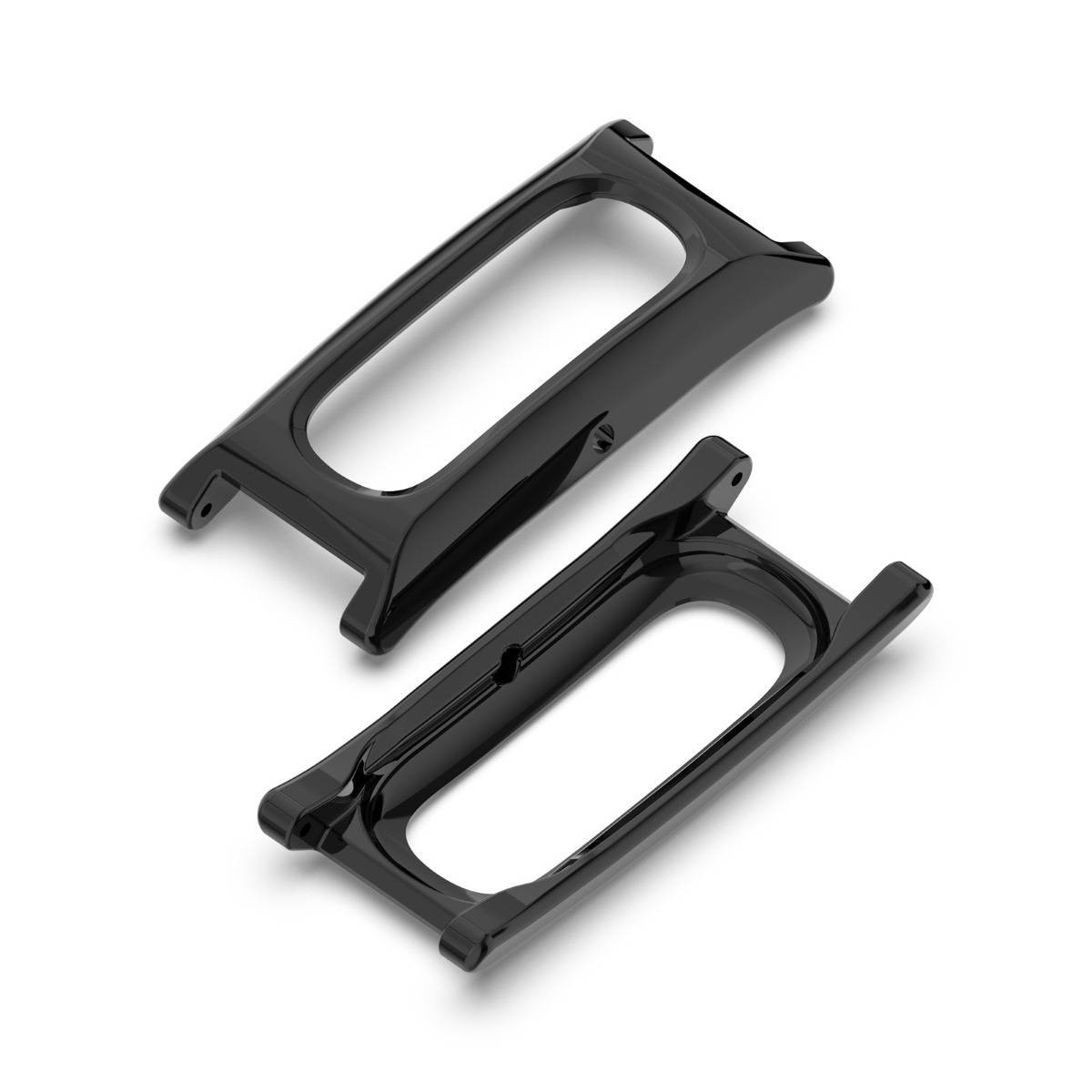 PC-Schutzhülle kompatibel mit Google Fitbit Air – Snap-On Adapter-Abdeckung gegen Kratzer und Stöße Black