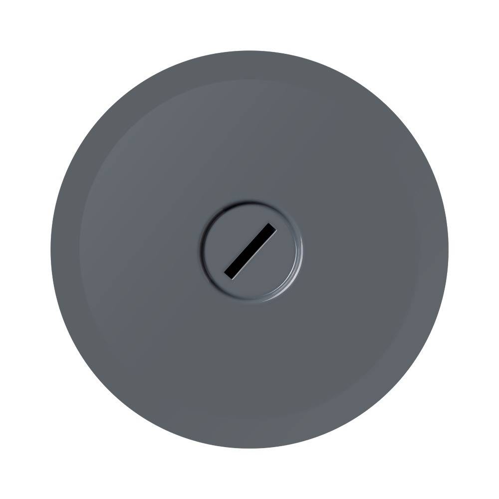 15,2 cm Silikon Spülbeckenstöpsel Abflussabdeckung – Geruchsabweisend und Insektensicher Grey