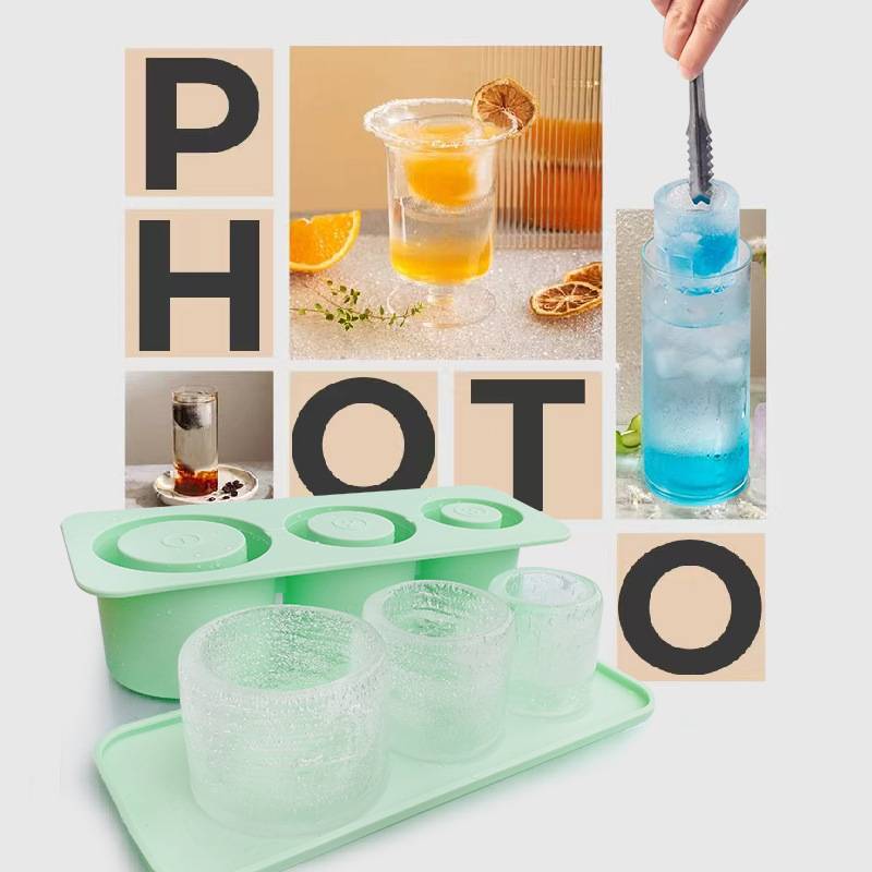 Eisform für Stanley-Becher aus Silikon Grey