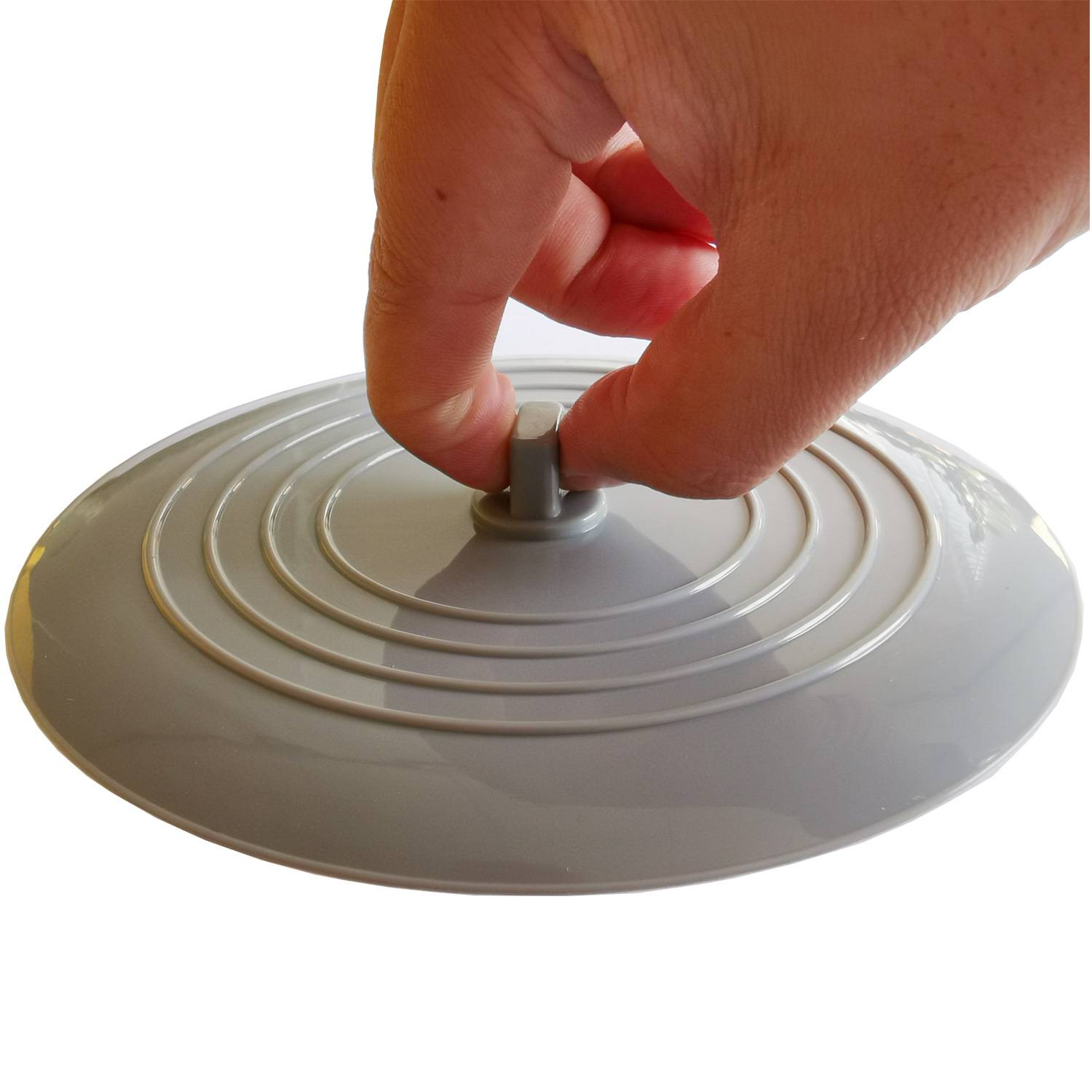 Geschirrstopfen aus Silikon Grey 15 cm