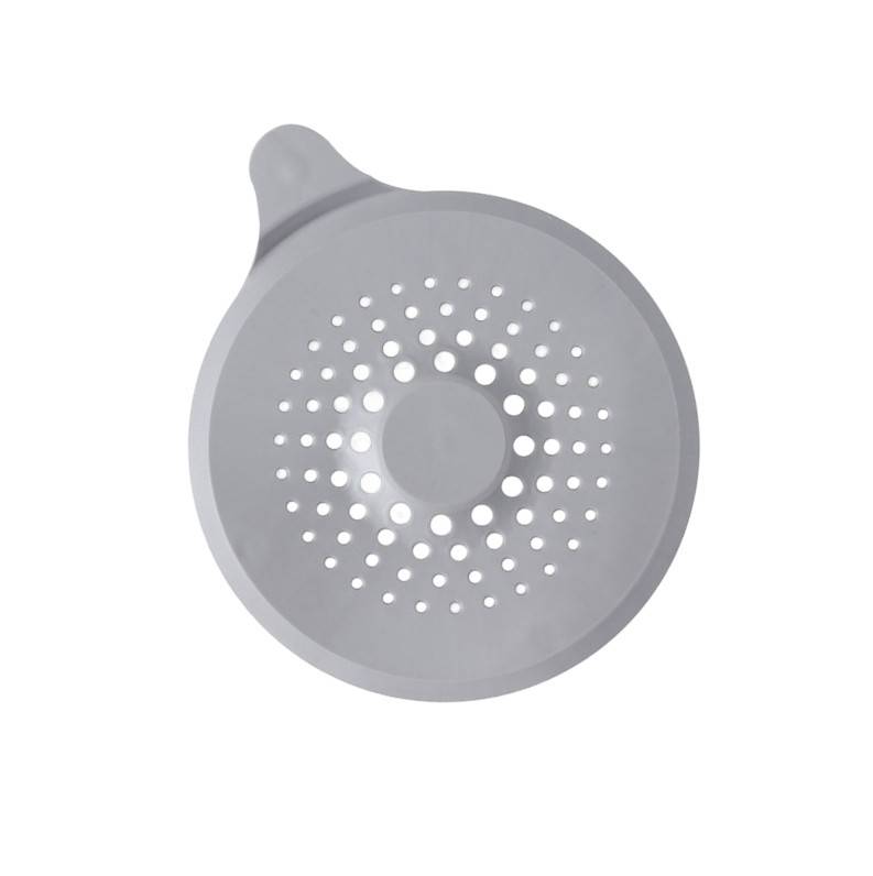 2er-Pack Silikon-Abflusssieb, Duschabfluss-Abdeckung Grey