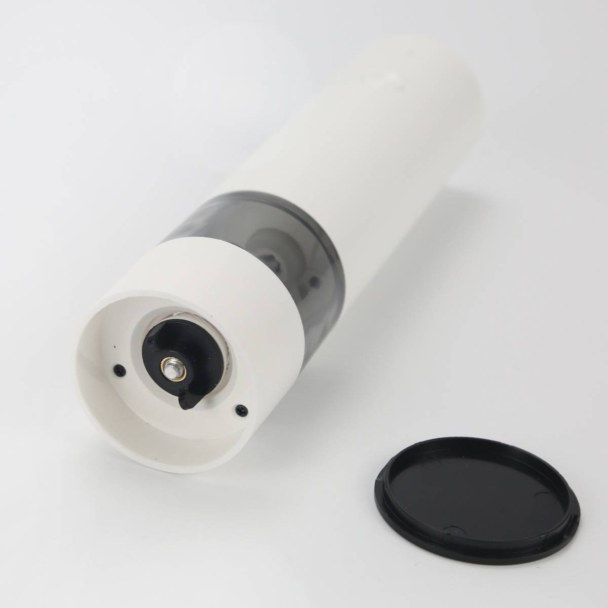 Wiederaufladbare elektrische Pfeffermühle - USB-Aufladung, Keramikmahlwerk, tragbare Gewürzmühle