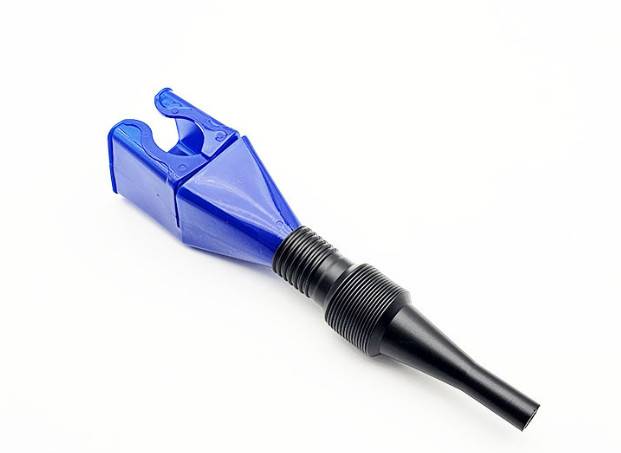 Kunststofftrichter mit flexiblem Hals für Autos und Motorräder Blue