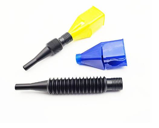 Kunststofftrichter mit flexiblem Hals für Autos und Motorräder Blue