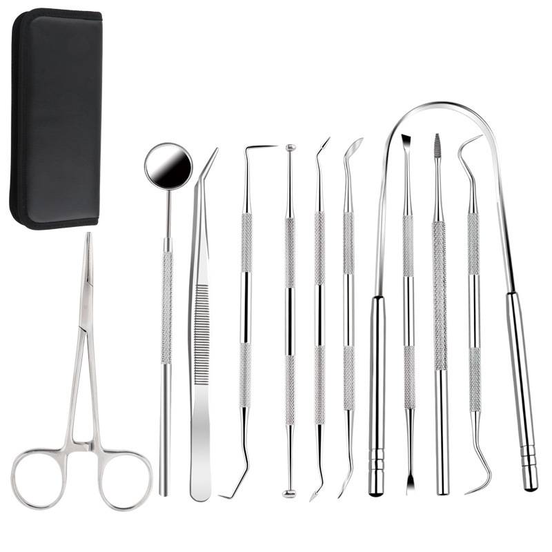 Dentalinstrumente aus Edelstahl, 11-teilig