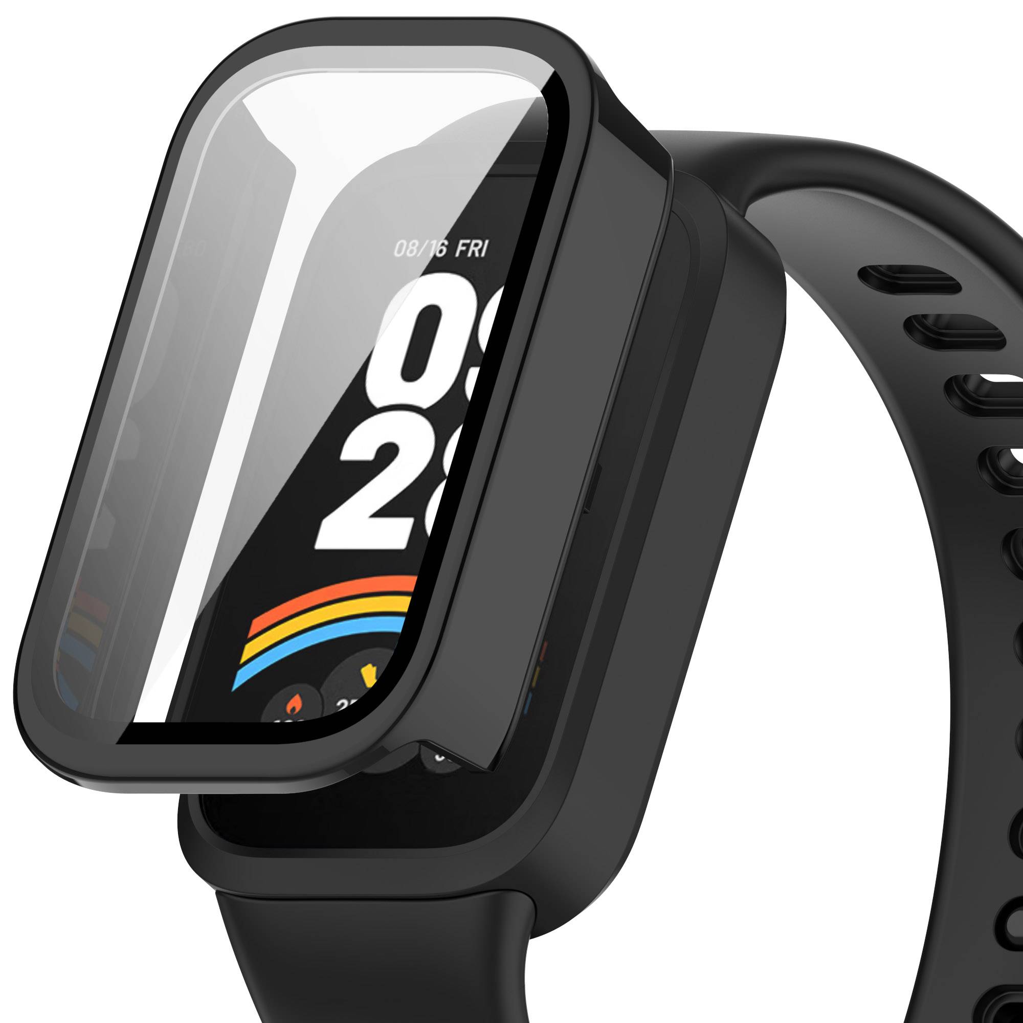 Xiaomi Band 9 Active & Redmi Band 3 Hülle mit Displayschutz