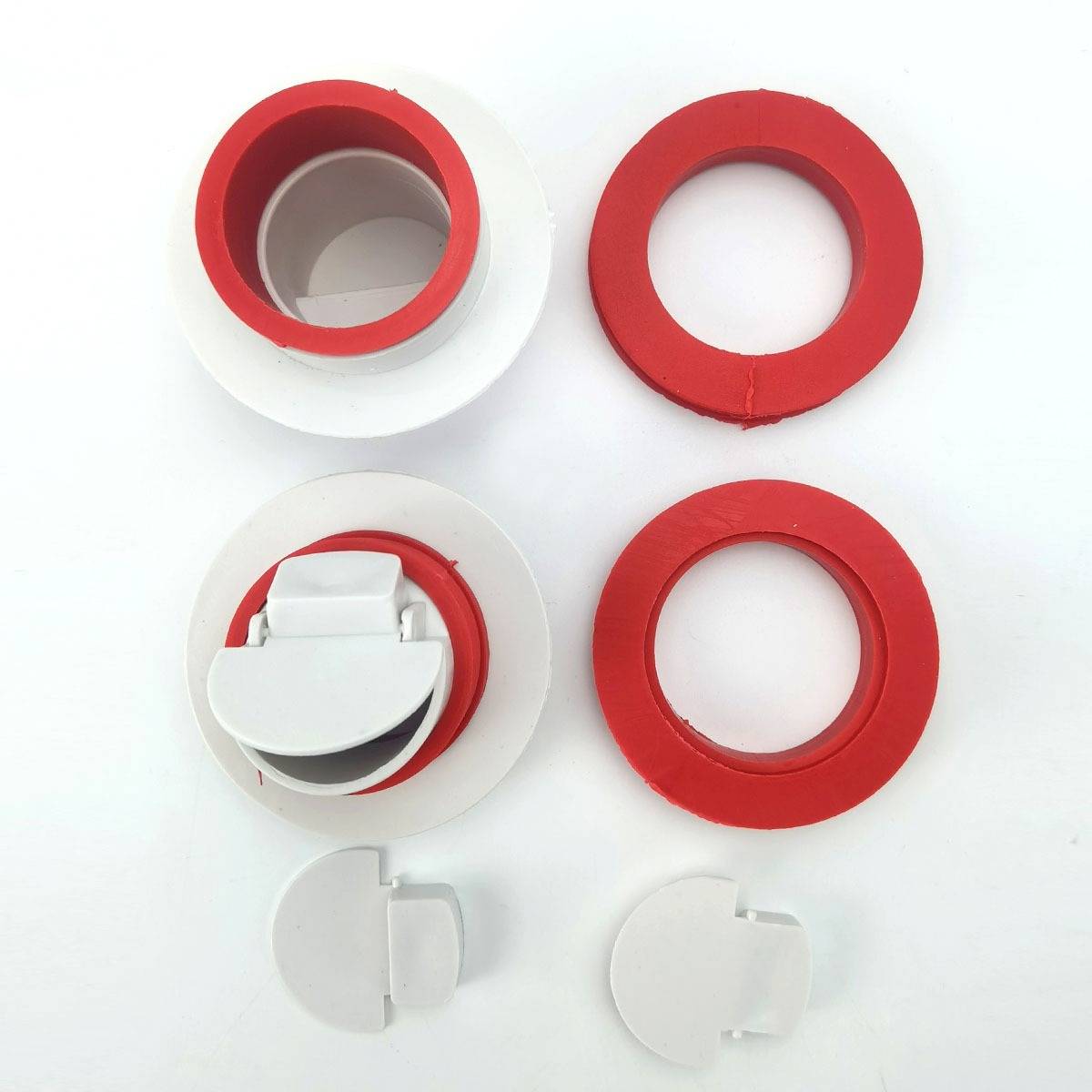 Geruchsstoppender Bodenablauf (2er-Pack)