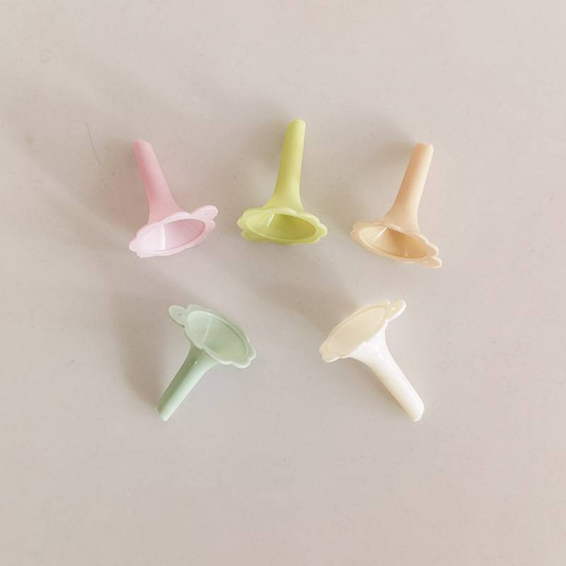 10er-Pack Mini-Trichter - Kleine Kunststofftrichter für ätherische Öle, Parfüm und Flüssigkeiten Green