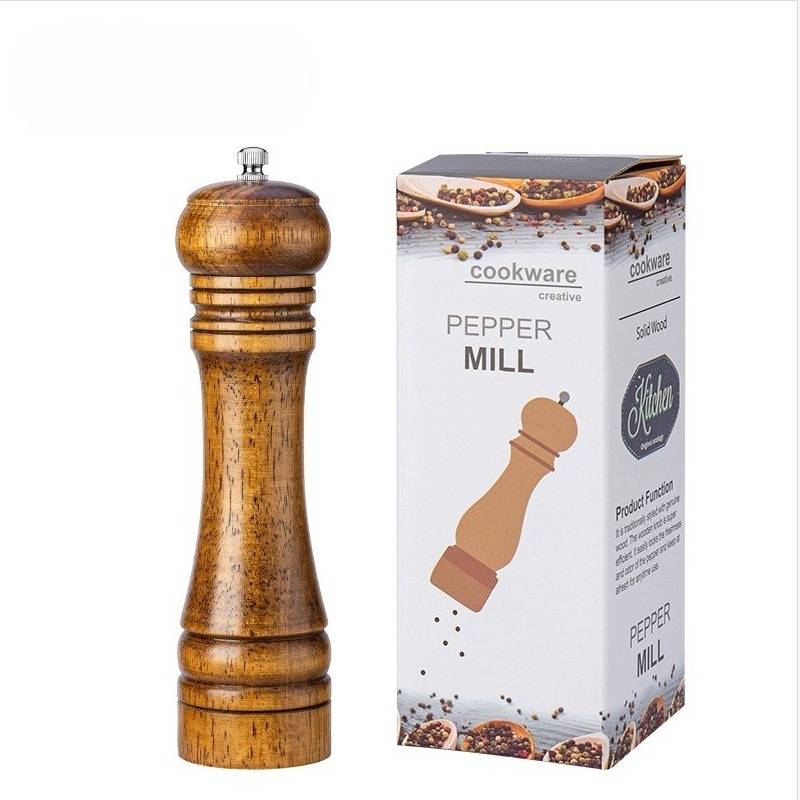8-Zoll Retro-Farbe Manuelle Einstellbare Pfeffermühle