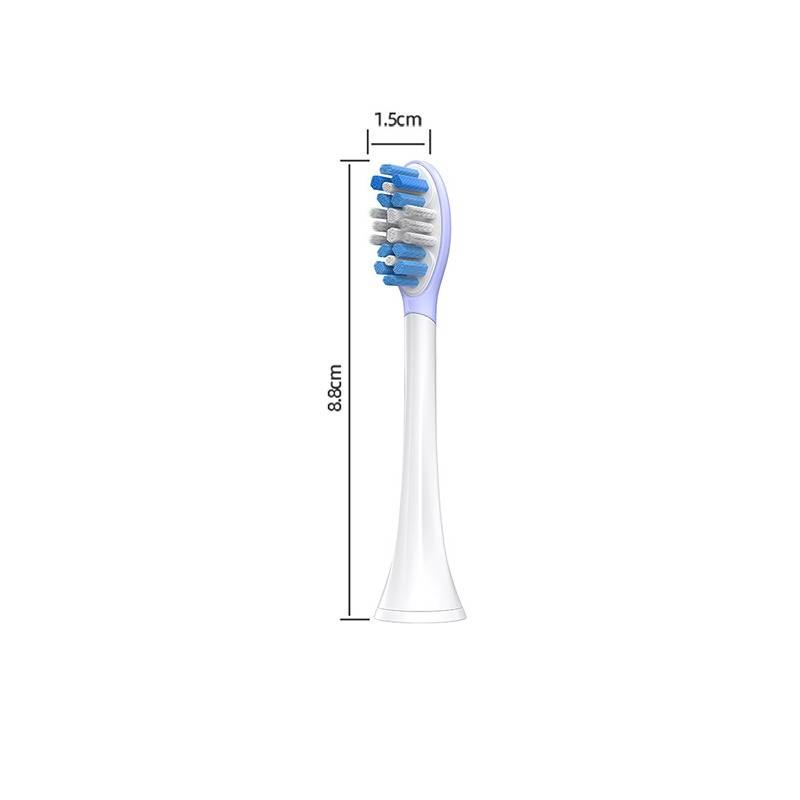 Sonic Elektrische Zahnbürsten-Ersatzköpfe - 8er-Pack, kompatibel mit Philips Sonicare HX369 Serie Purple