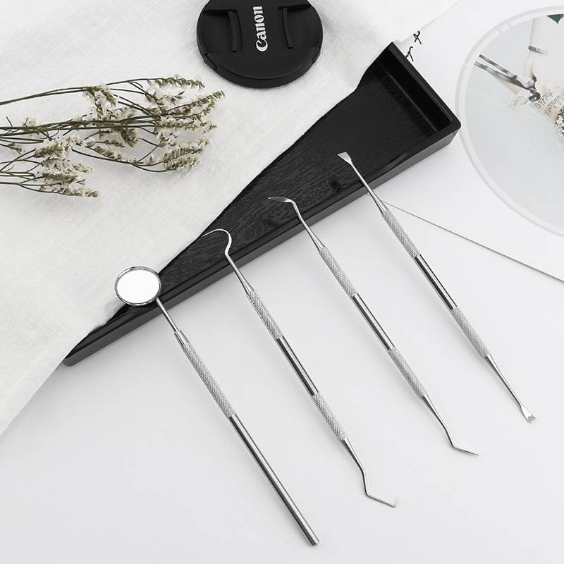 Dentalhygieneset aus Edelstahl 4-teilig