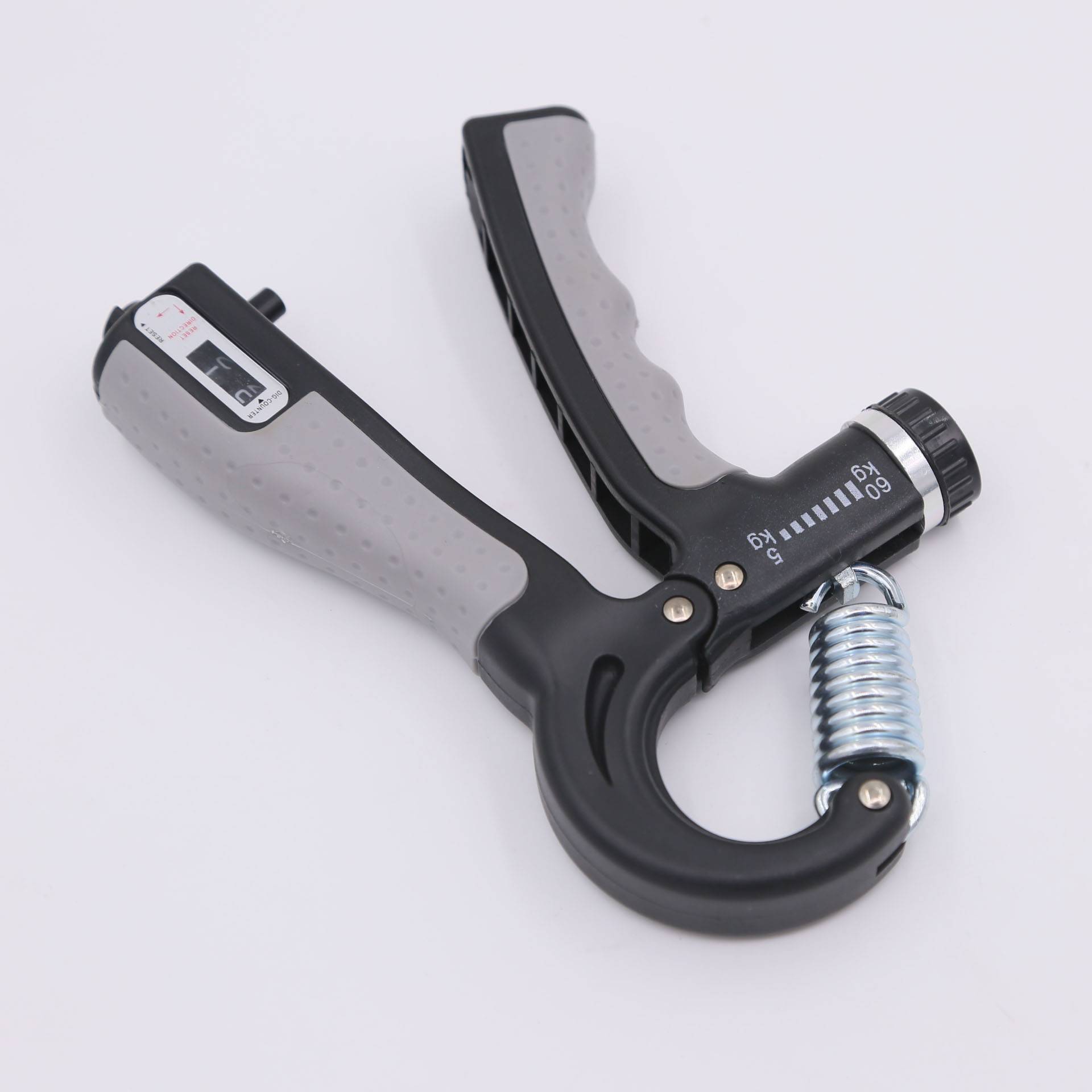 Handtrainer, Unterarm-Trainingsgerät, Griffkraft-Trainer, 5-60 kg Fingertrainer Grey