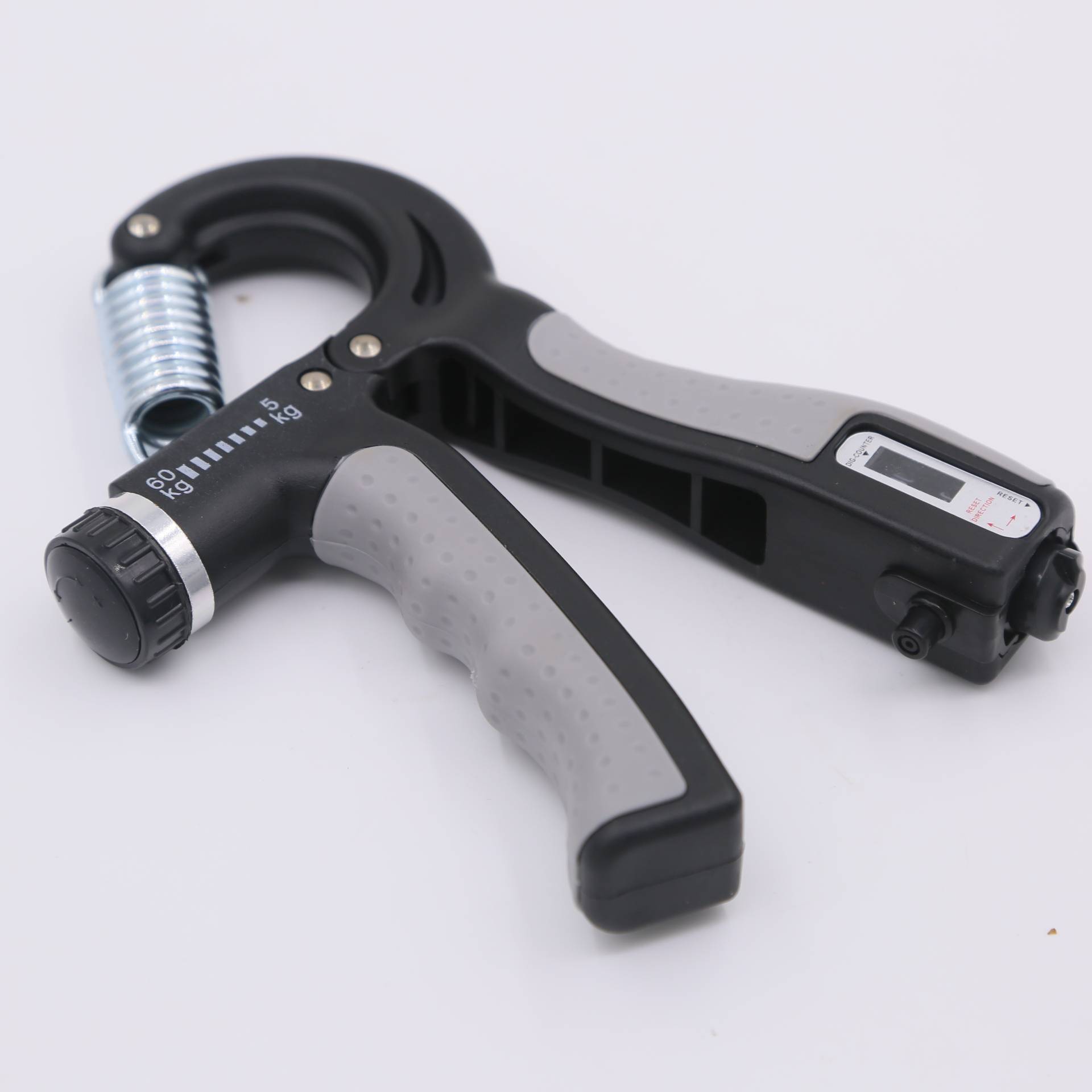 Handtrainer, Unterarm-Trainingsgerät, Griffkraft-Trainer, 5-60 kg Fingertrainer Grey