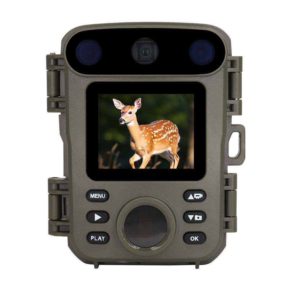 1080P Mini Jagdkamera - Infrarot-Nachtsicht, wasserdichte Wildkamera für Wildtierüberwachung