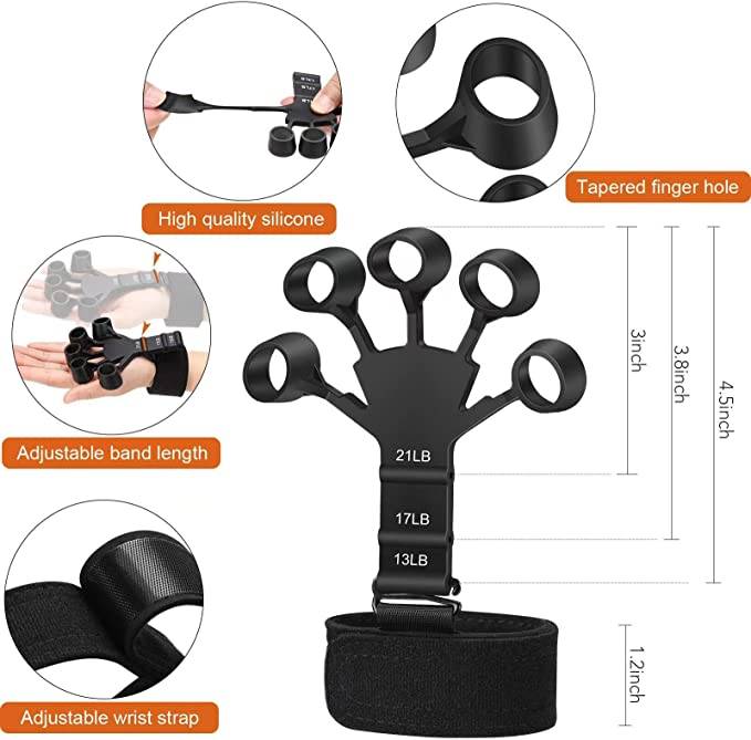 Set mit Hand- und Fingertrainer 5-teilig